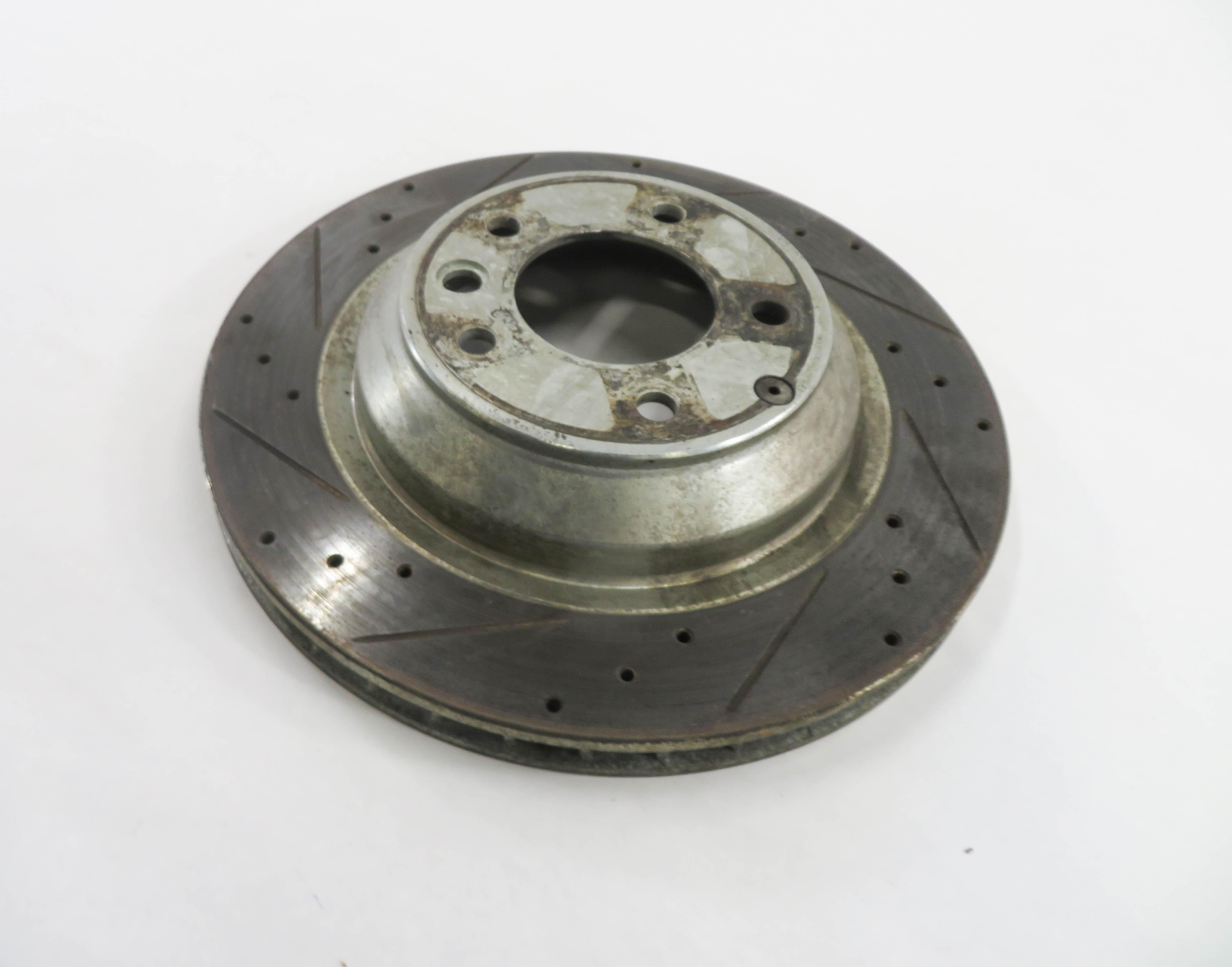 2016 PORSCHE CAYENNE GTS (958) TURBO - REAR BRAKE ROTOR — exact item pictured