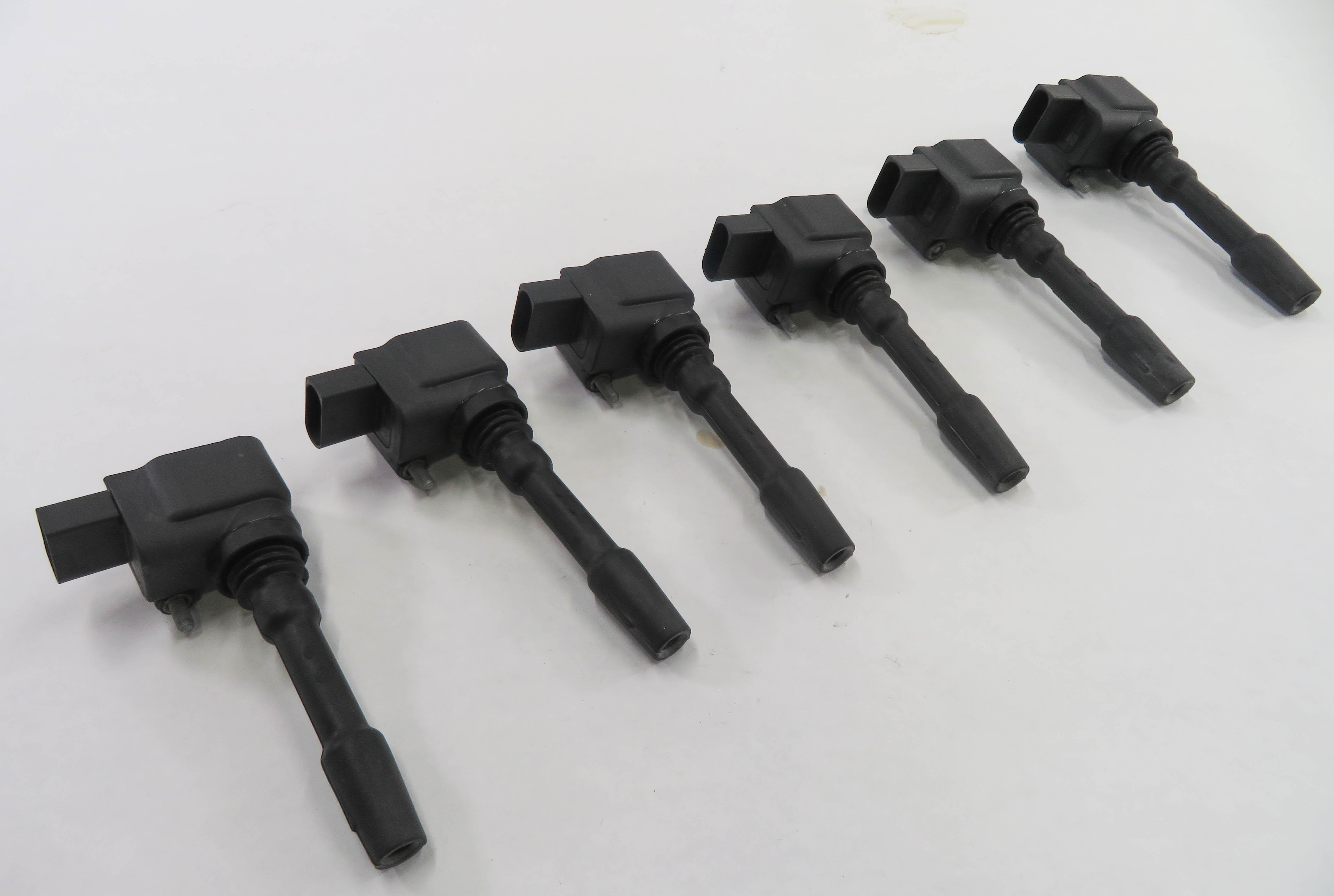 14-18 PORSCHE CAYENNE MACAN PANAMERA (958 95B 970) 3.0L / 3.6L IGNITION COIL SET — exact item pictured