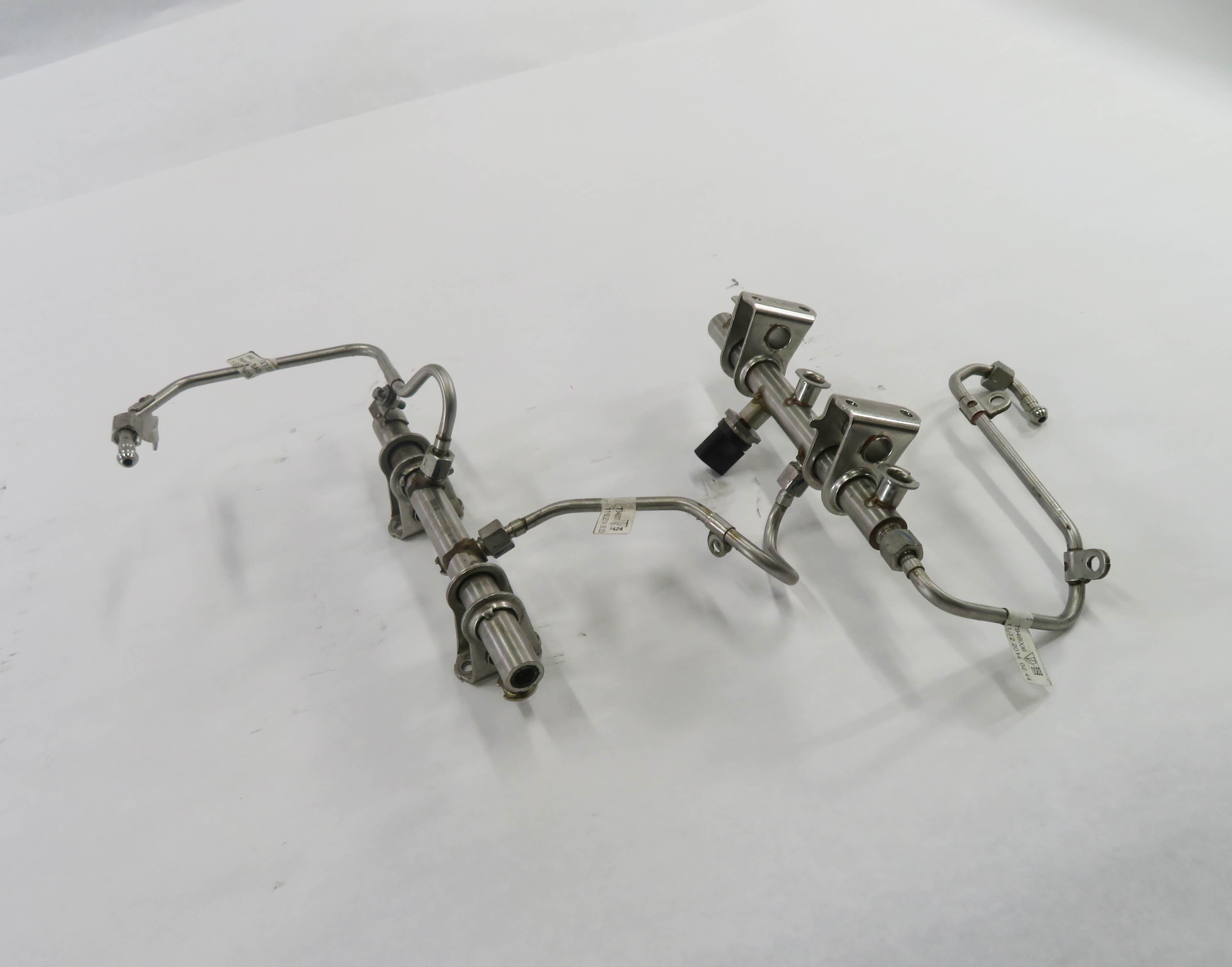 2016 PORSCHE CAYENNE GTS (958) 3.6L MCX.ZA TURBO ENGINE - FUEL RAIL SET w/ LINES — exact item pictured