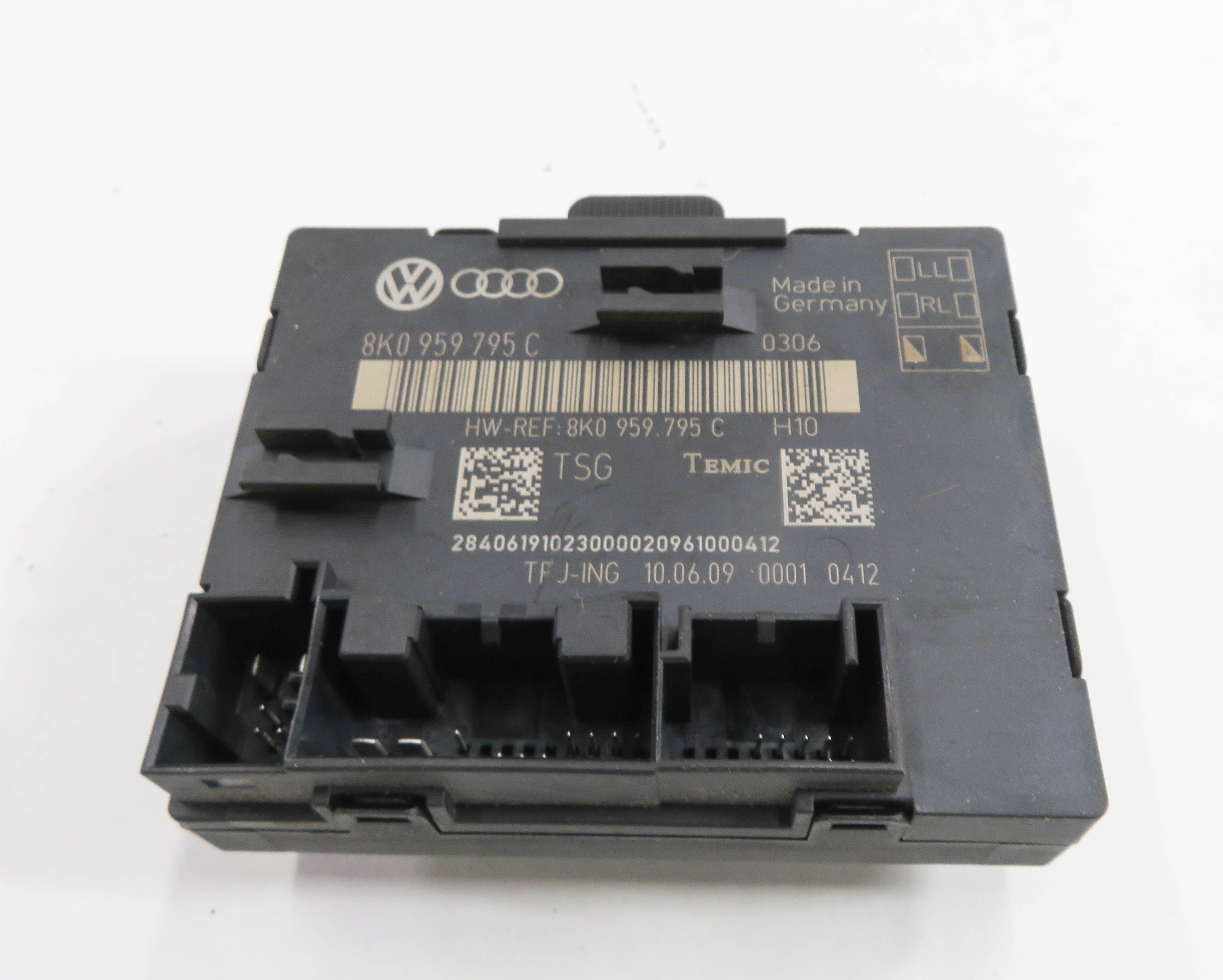 2008-2012 AUDI Q5 Q7 (4L 8R) REAR DOOR CONTROL MODULE (FITS LEFT & RIGHT SIDE) — exact item pictured