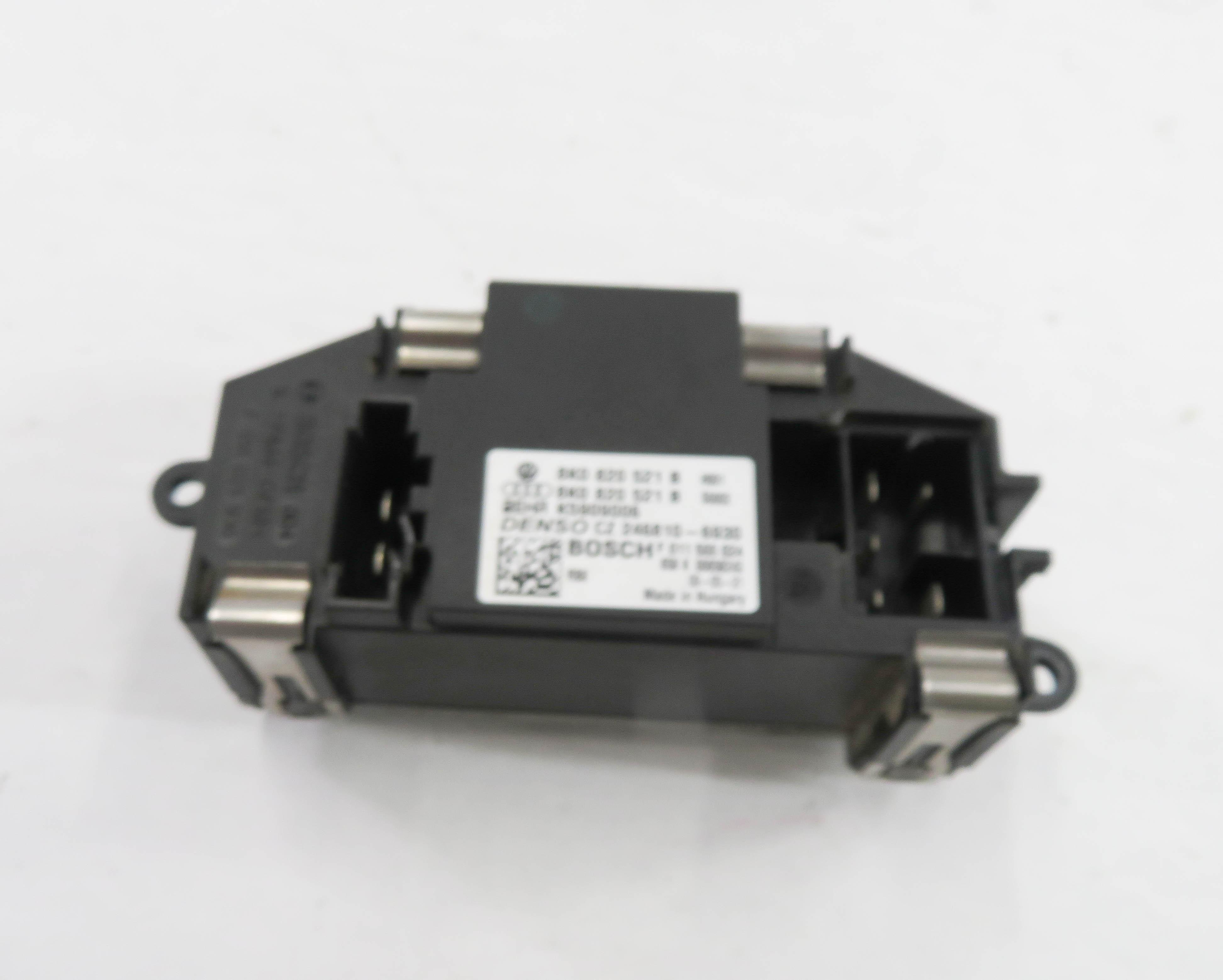 2010 AUDI Q5 (B8 8R) FRONT HEATER A/C BLOWER FAN MOTOR SPEED RESISTOR — exact item pictured