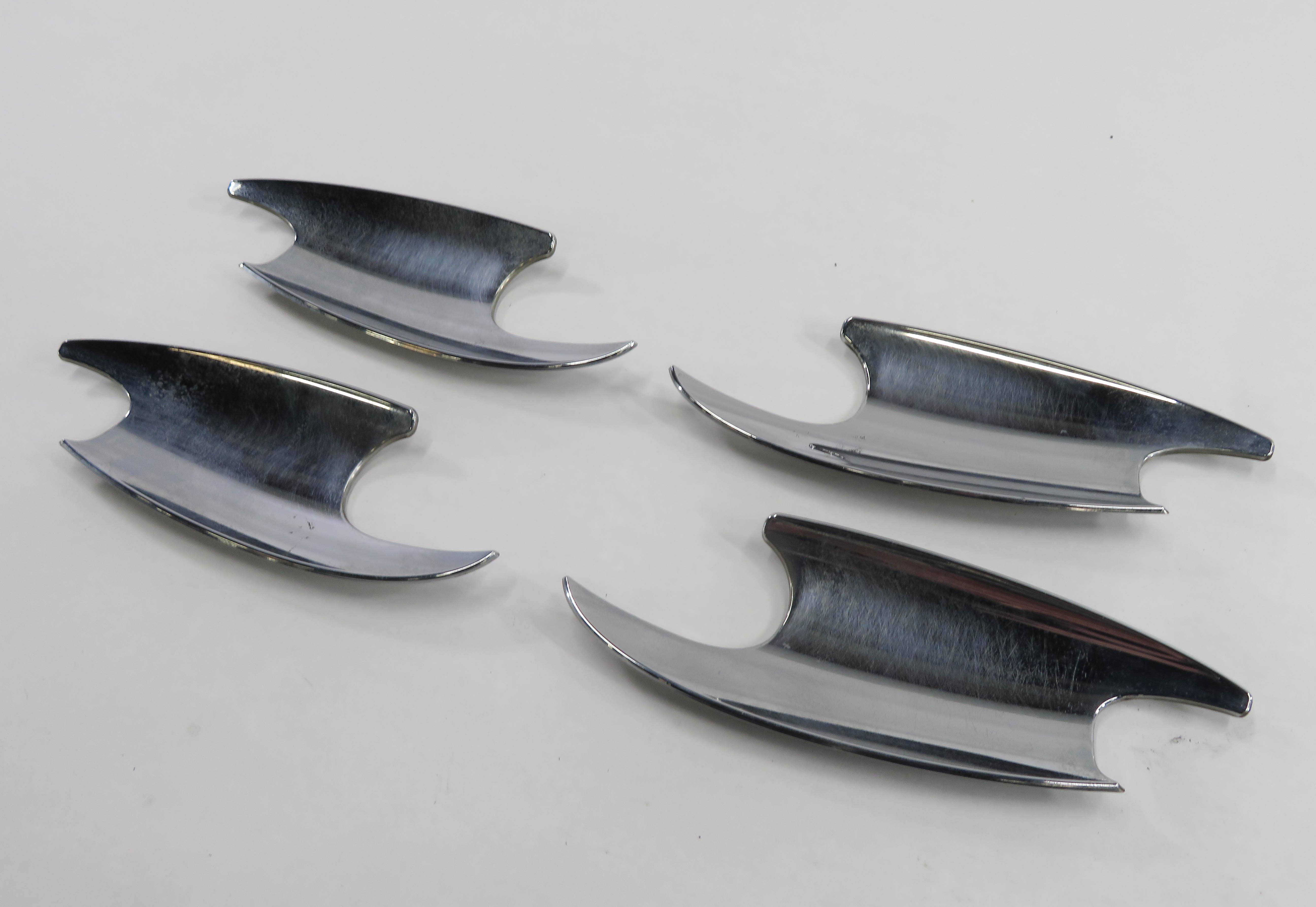 2009 MERCEDES ML320 (W164) FRONT & REAR EXTERIOR DOOR HANDLE BACKING TRIM — exact item pictured