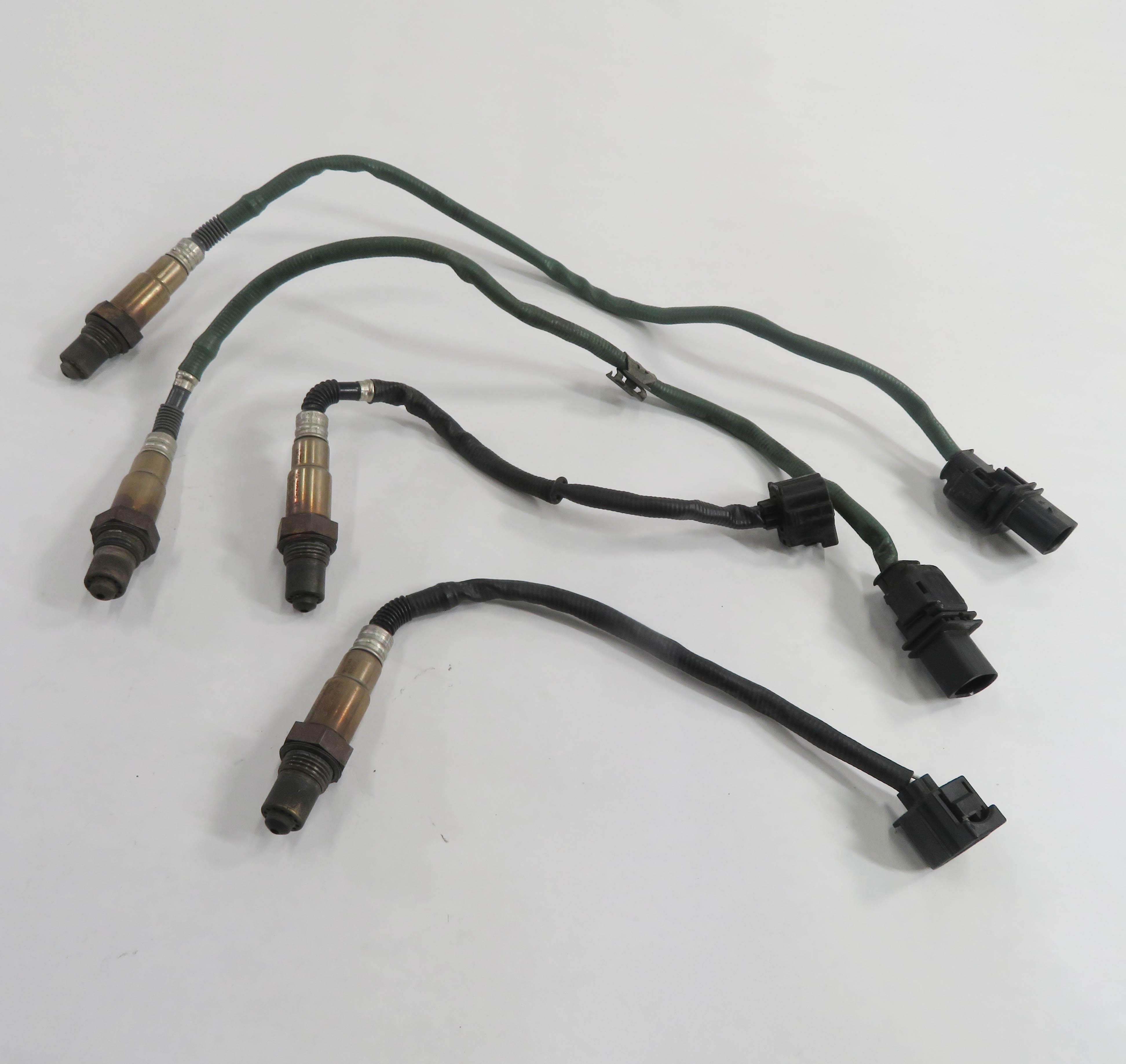 2010 MERCEDES CLS550 (W219) PRE / POST CAT O2 OXYGEN LAMBDA PROBE SENSOR SET-4 — exact item pictured