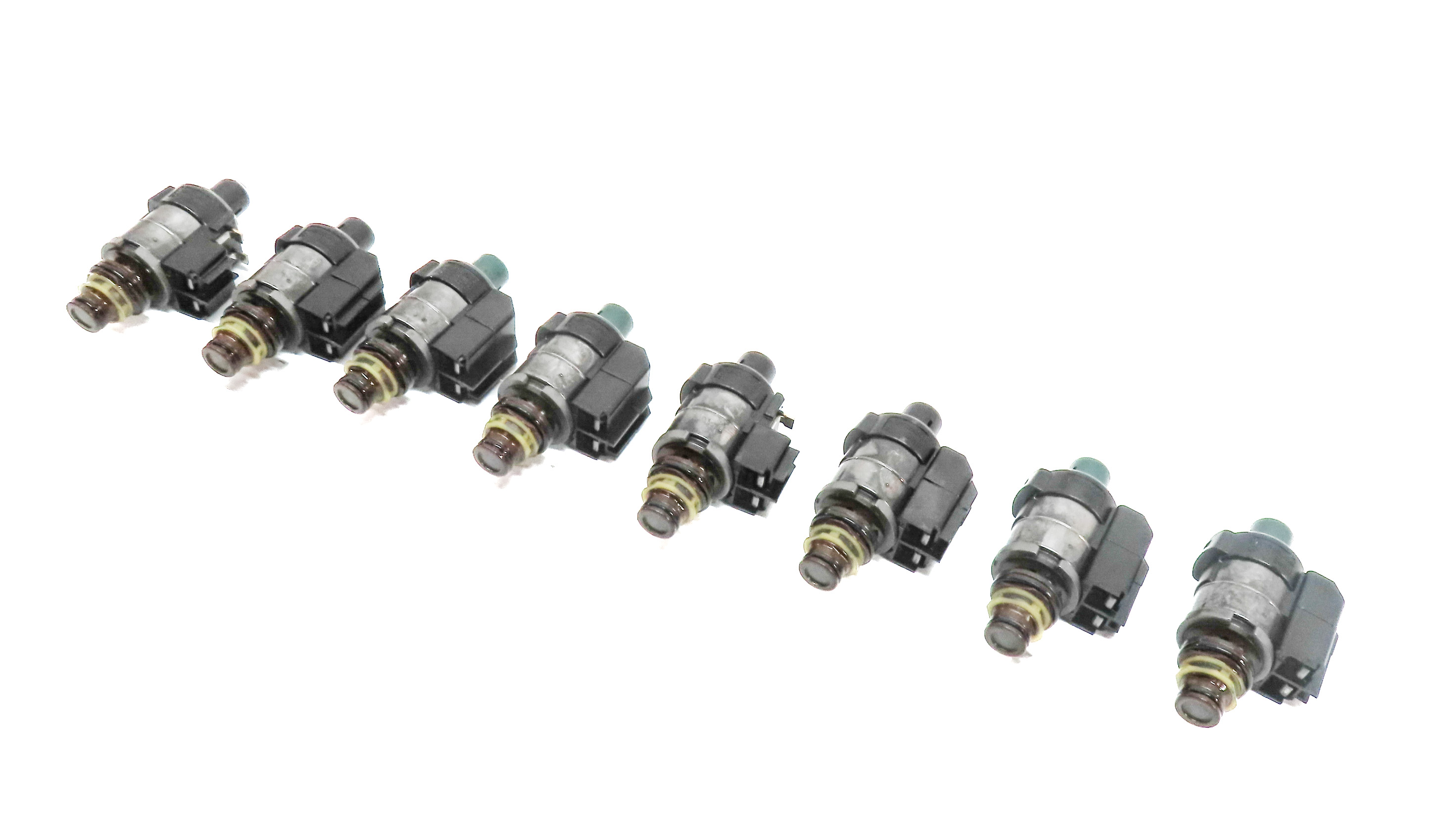 04-18 MERCEDES C CL E GL G ML S SLK 722.9 TRANSMISSION VALVE BODY SOLENOID SET-8 — exact item pictured