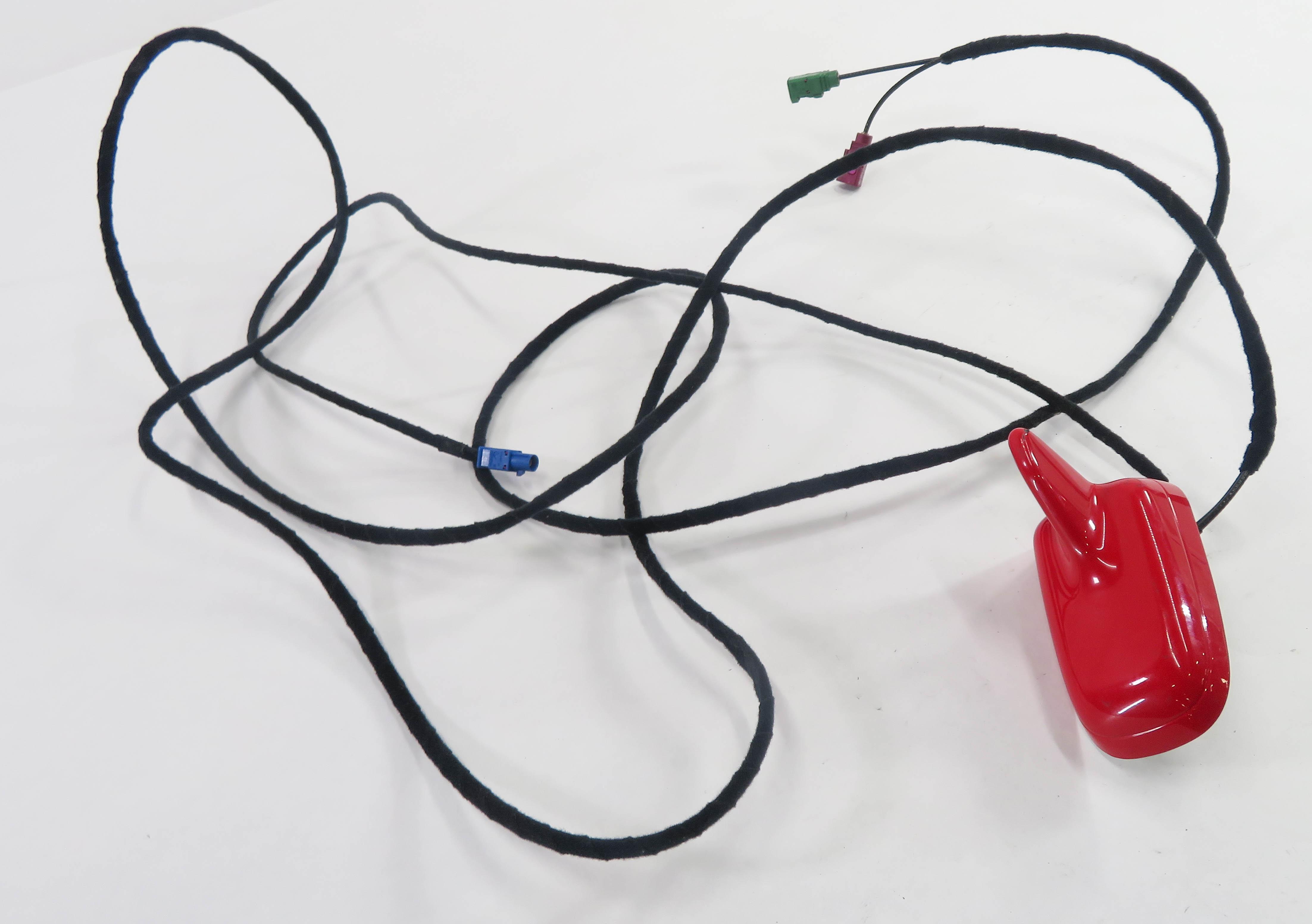 2008-2013 AUDI TT (MK2) COUPE - AM/FM RADIO STEREO ANTENNA (BRILLIANT RED LY3J) — exact item pictured