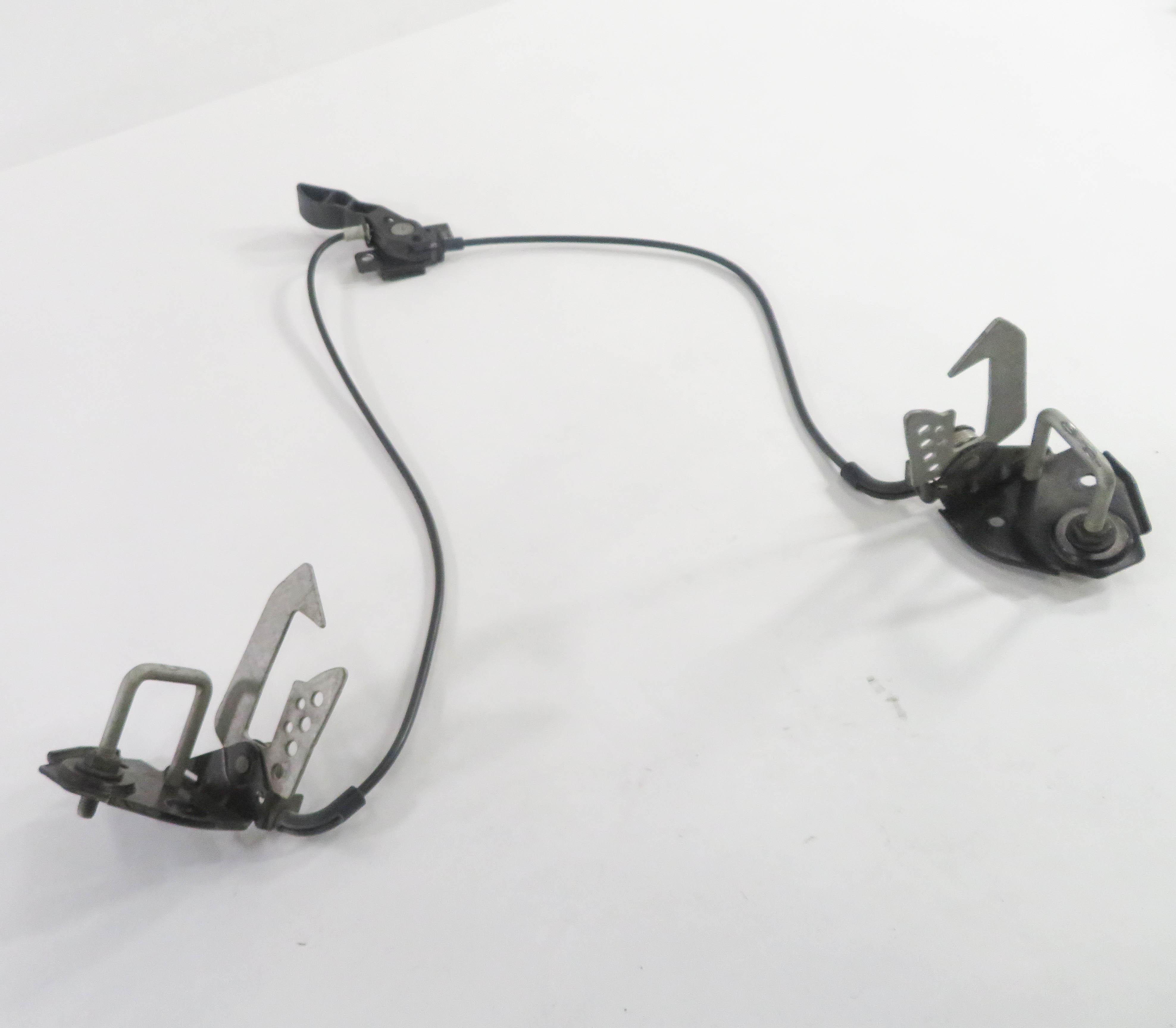 2011 BMW ACTIVEHYBRID 7 (F04) FRONT LEFT & RIGHT UPPER HOOD LOCK LATCH SET-2 — exact item pictured
