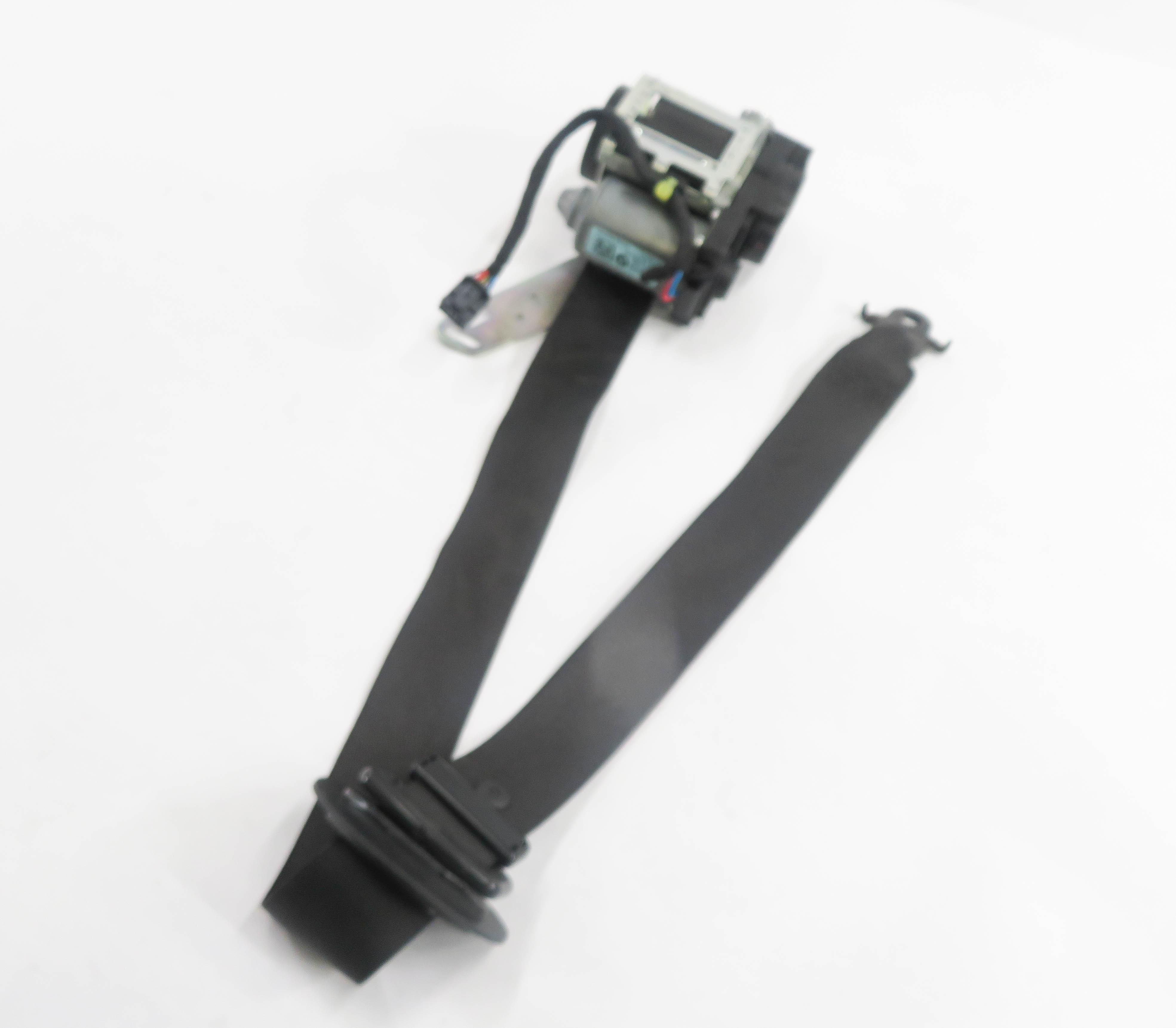 2009-2012 BMW 740i 750i 760i B7 (F01) LEFT DRIVER SEATBELT RETRACTOR (BLACK) — exact item pictured