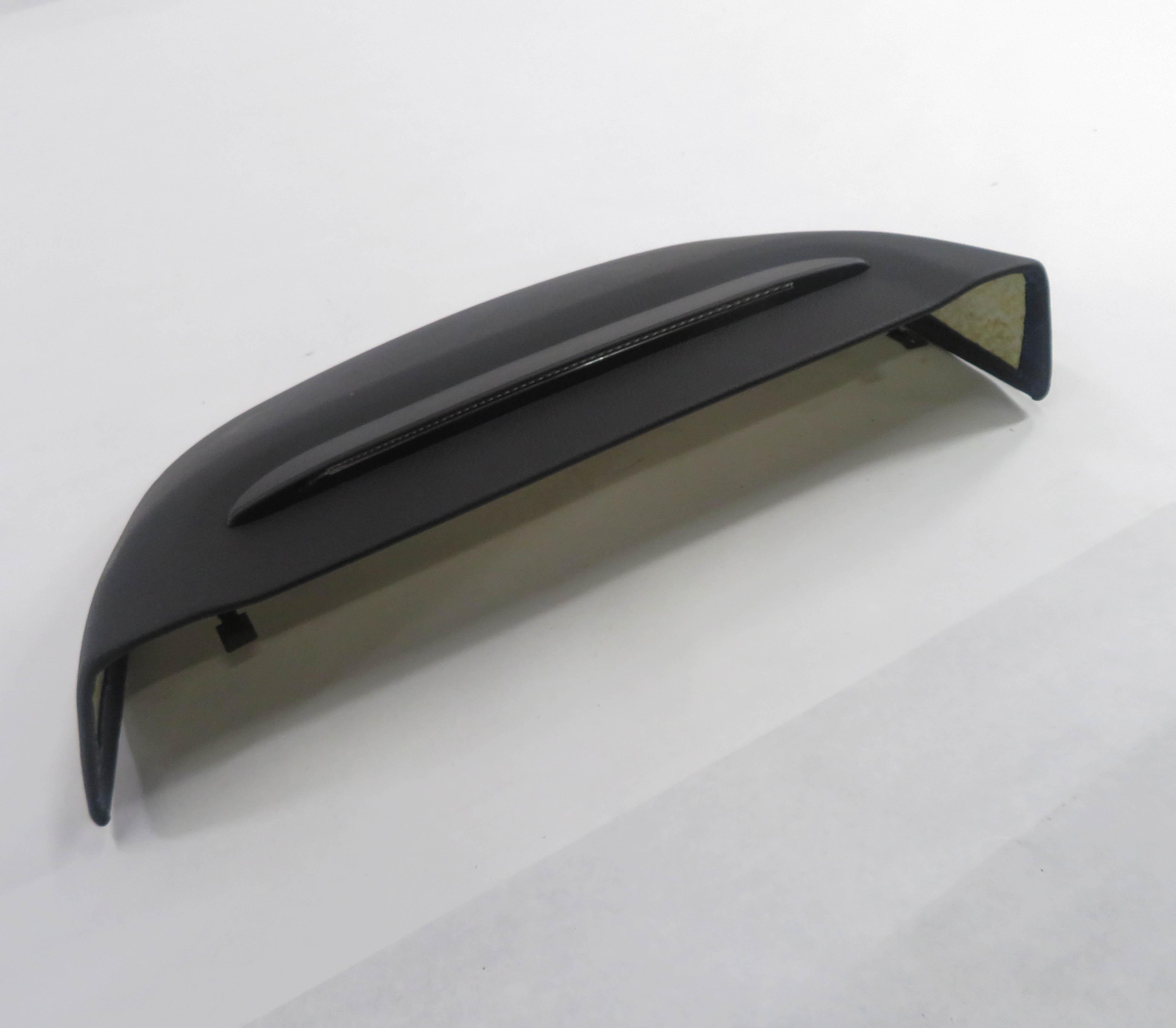 2011 BMW ACTIVEHYBRID 7 (F04) FRONT UPPER SEAT BACK COVER TRIM PANEL (BLACK) — exact item pictured