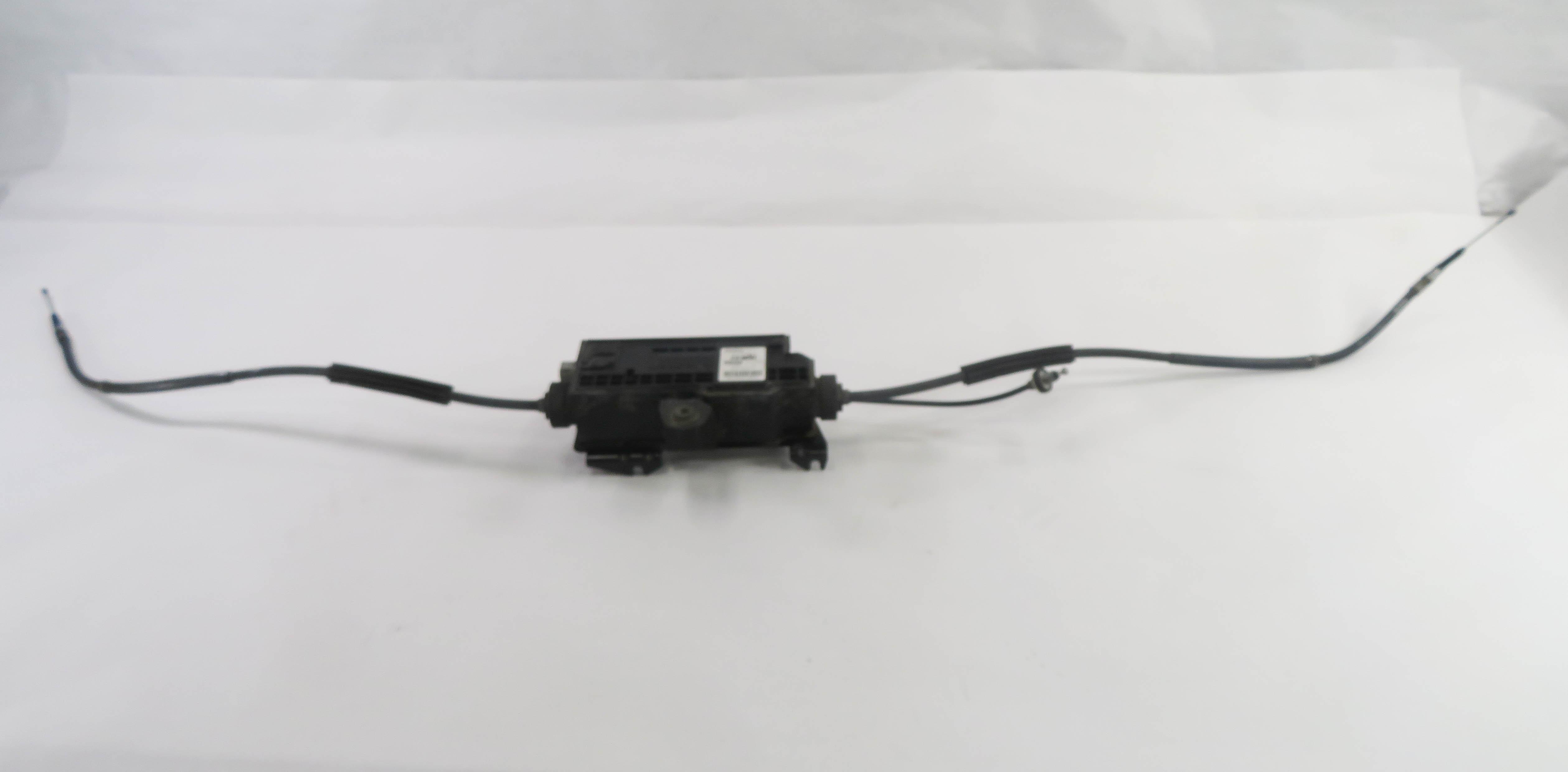 2011 BMW ACTIVEHYBRID 7 (F04) PARKING BRAKE ACTUATOR MOTOR w/ CABLES — exact item pictured