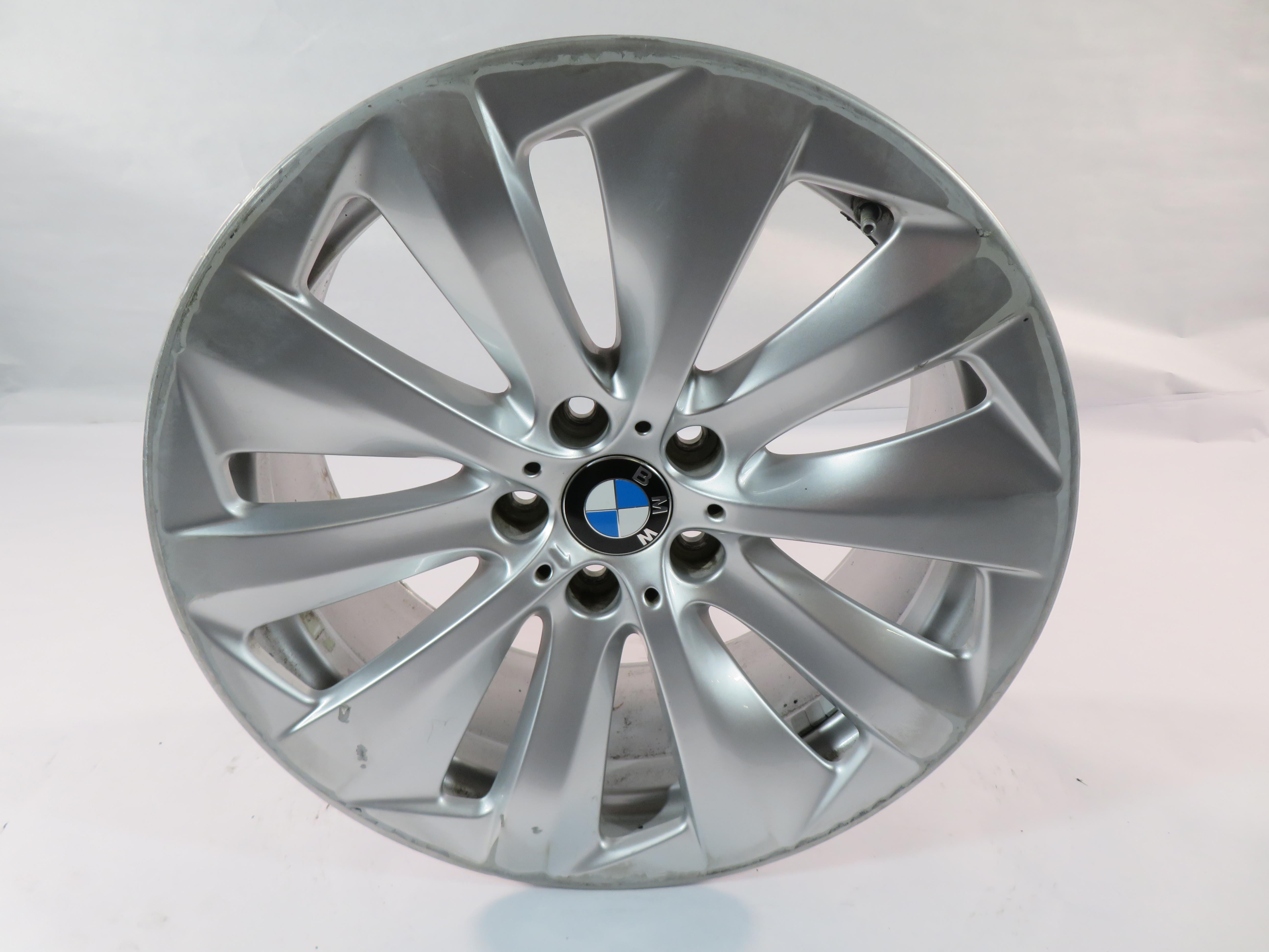 10-15 BMW 740i 750i 760i (F01 F02 F04) 19x9.5 - LEFT FRONT FAN SPOKE WHEEL RIM — exact item pictured