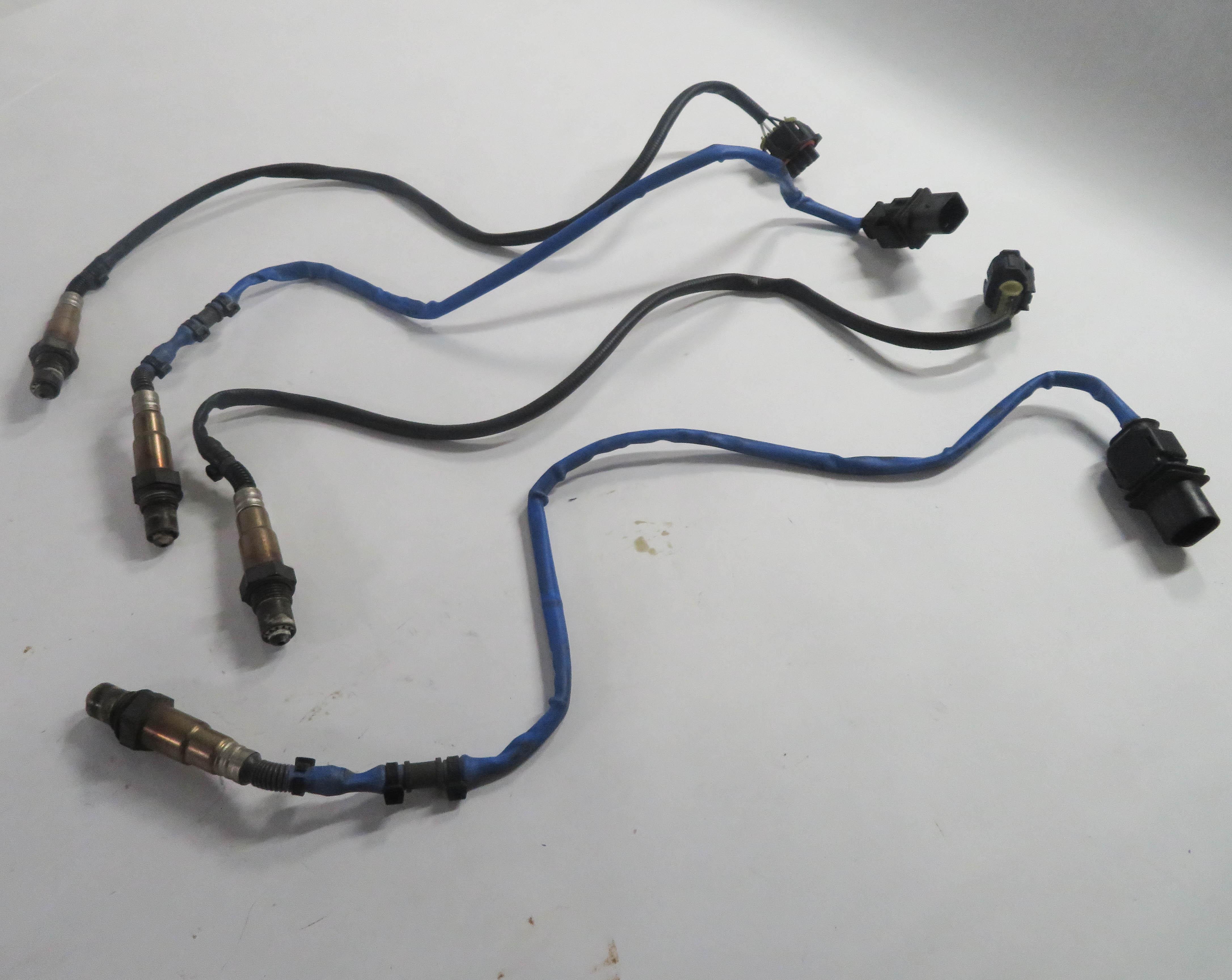 2008 PORSCHE CAYENNE (957) 4.8L TWIN TURBO ENGINE - O2 OXYGEN PROBE SENSOR SET-4 — exact item pictured