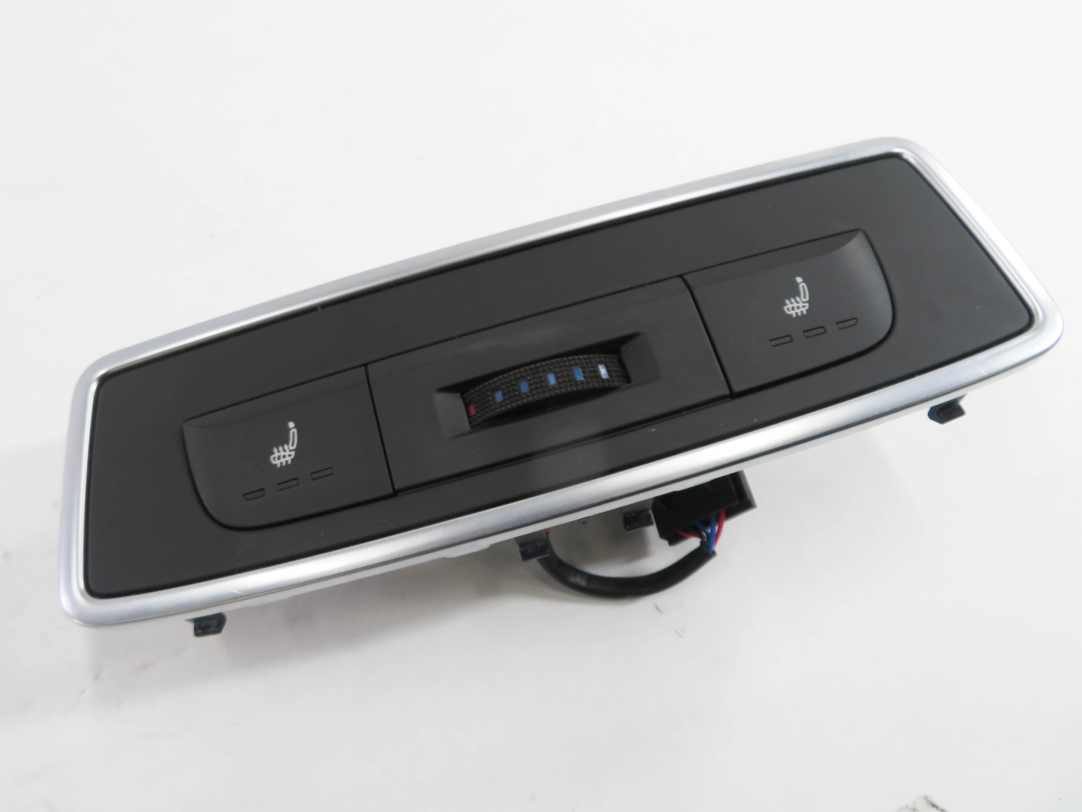 2012 AUDI A6 (C7) REAR HEATED SEAT SWITCH BUTTON PANEL — exact item pictured