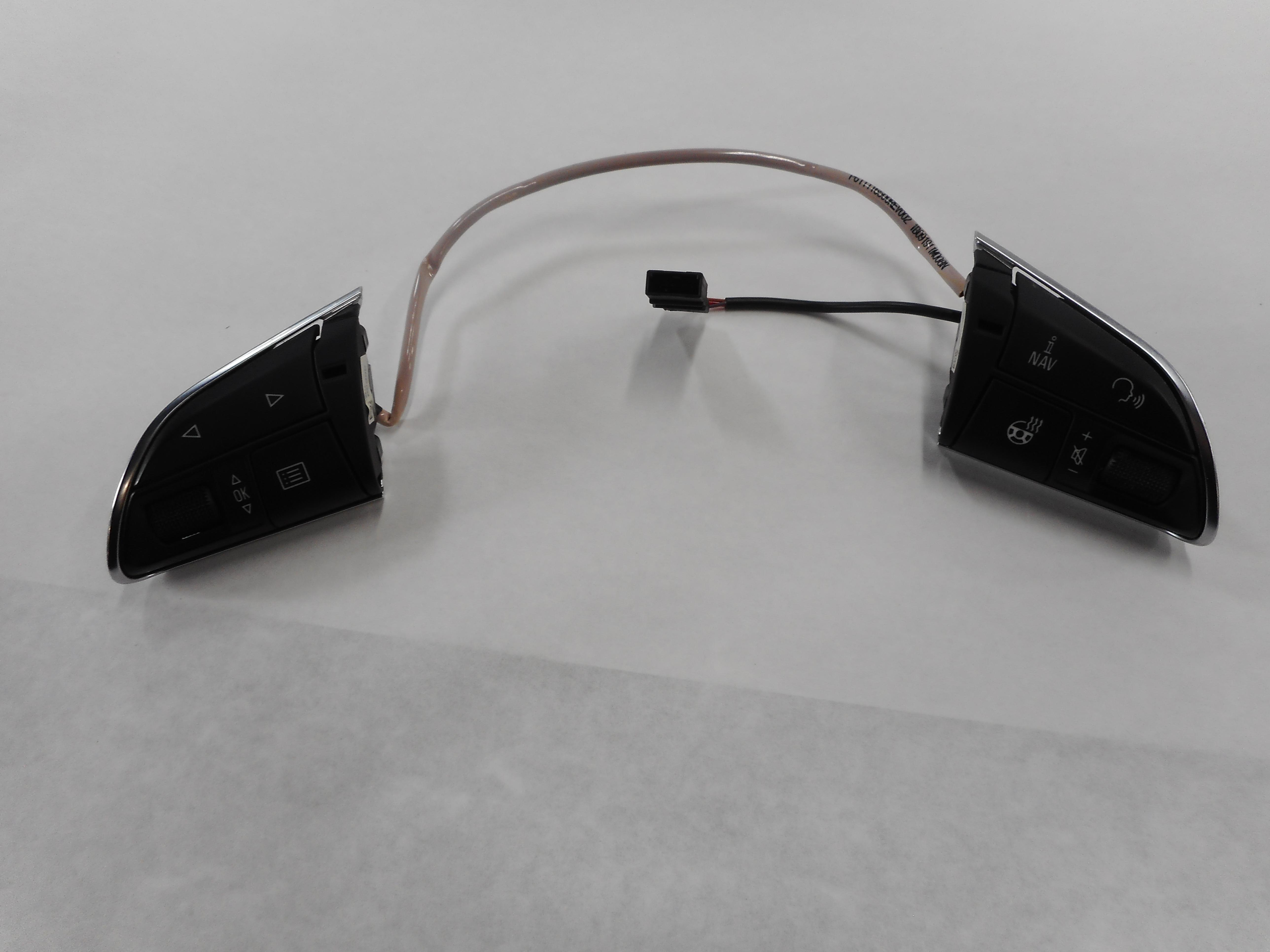 2012 AUDI A7 (C7 4G8) LEFT & RIGHT STEERING SWITCH BUTTON SET-2 — exact item pictured