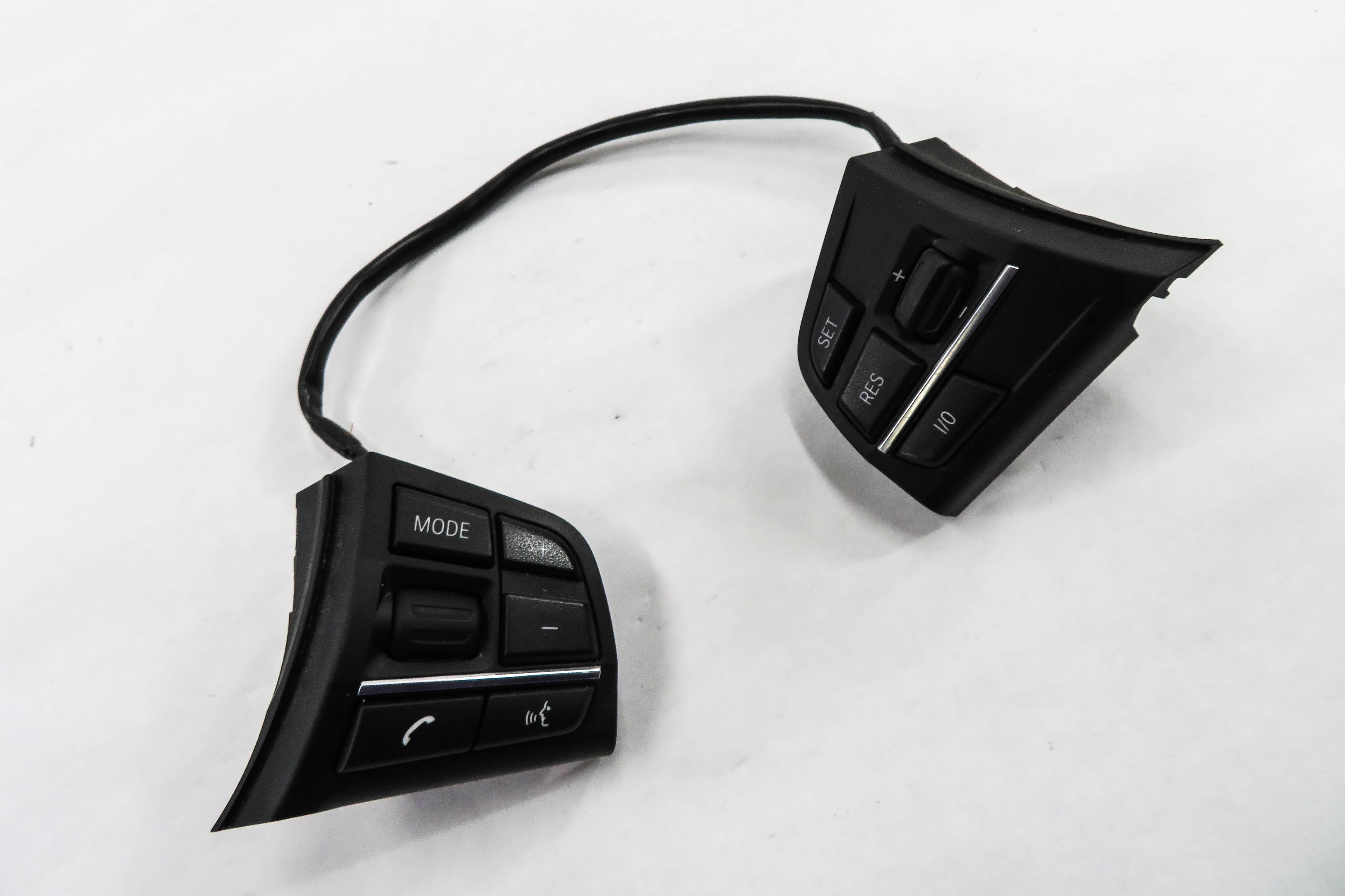 2011 BMW 750i (F01) STEERING CRUISE CONTROL PHONE MODE SWITCH BUTTON SET-2 — exact item pictured