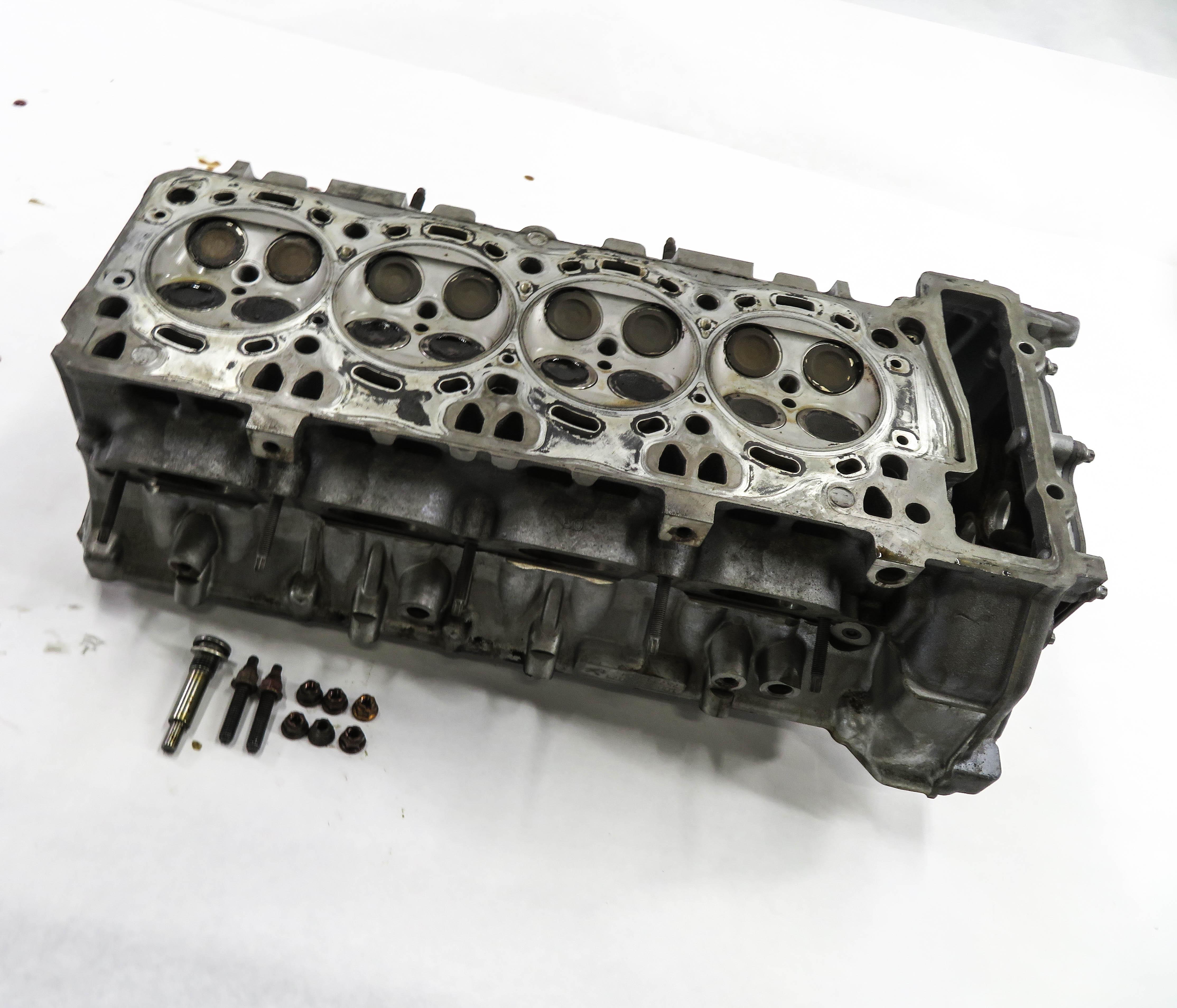 08-14 BMW 550i 750i X5 X6 (F01 E70 F10 E71) 4.4L TWIN TURBO - LEFT CYLINDER HEAD — exact item pictured