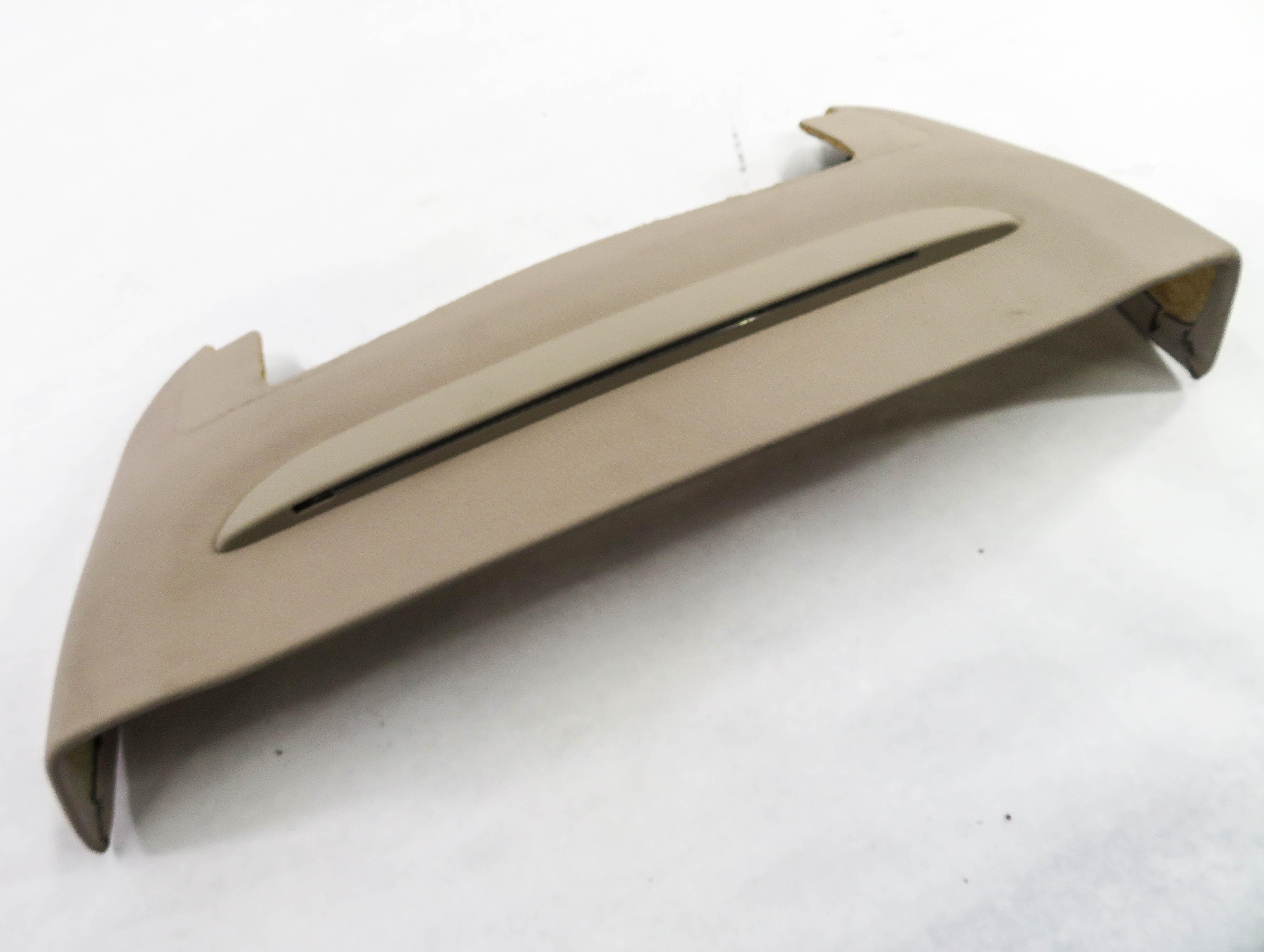 2011 BMW 750i (F01) FRONT SEAT TOP CUSHION BACK BACKING PANEL TRIM (OYSTER) — exact item pictured