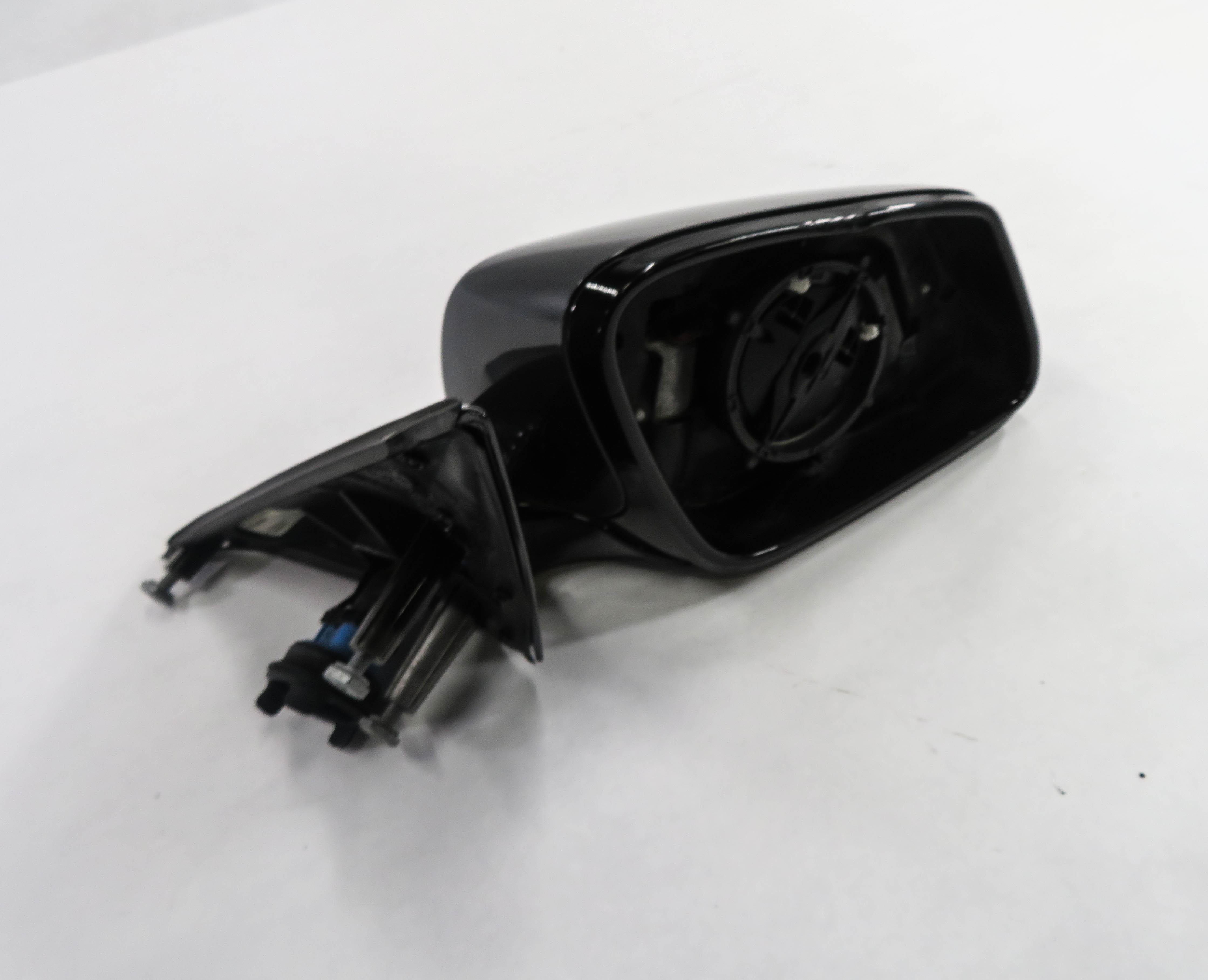 10-12 BMW 740i 750i 760i (F01 F02 F04) RIGHT P-FOLD AUTODIM CAMERA MIRROR (GRAY) — exact item pictured
