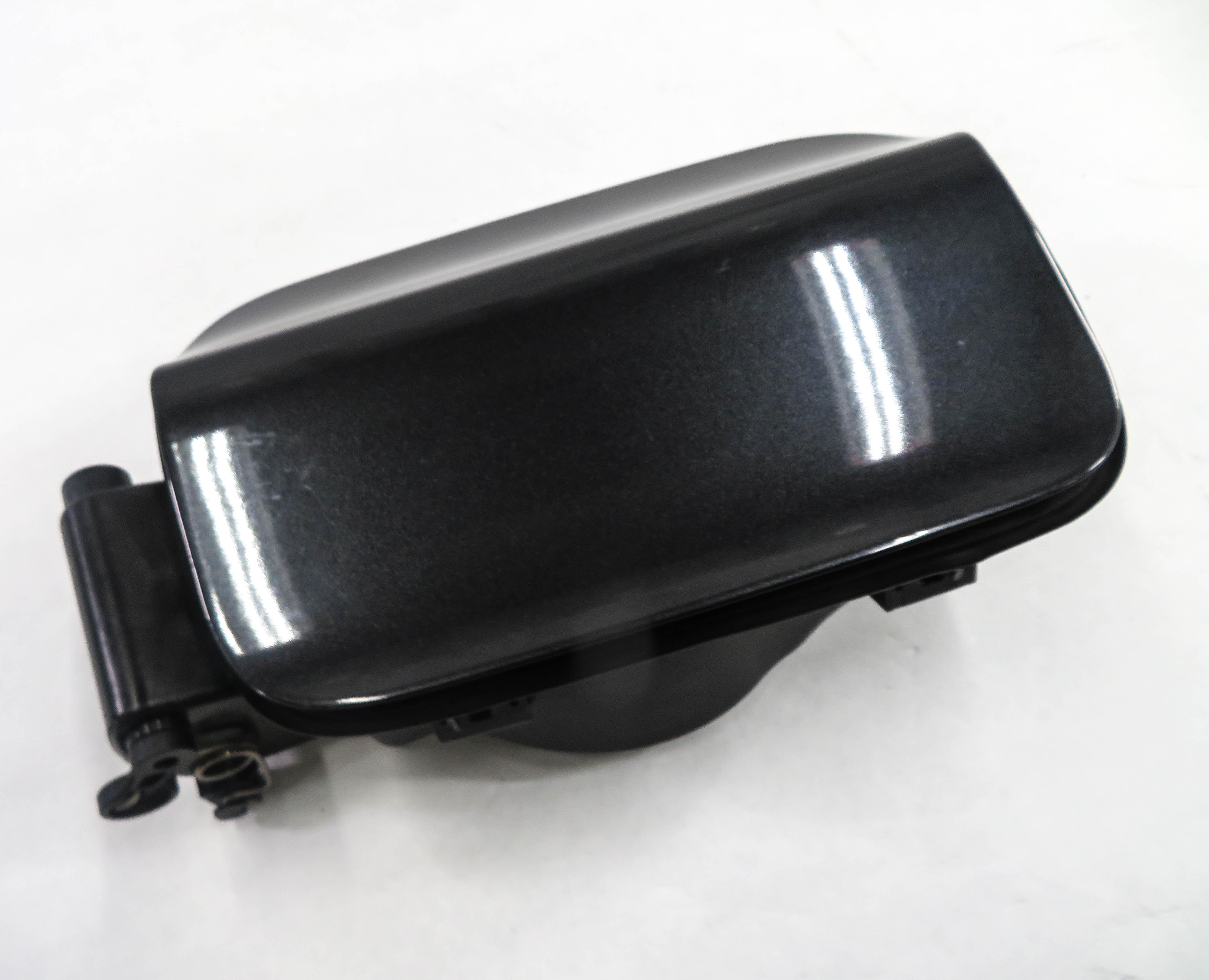 09-15 BMW 740Li 750Li 760Li B7 LWB (F02) FUEL TANK DOOR TRIM w/ HOUSING (GRAY) — exact item pictured