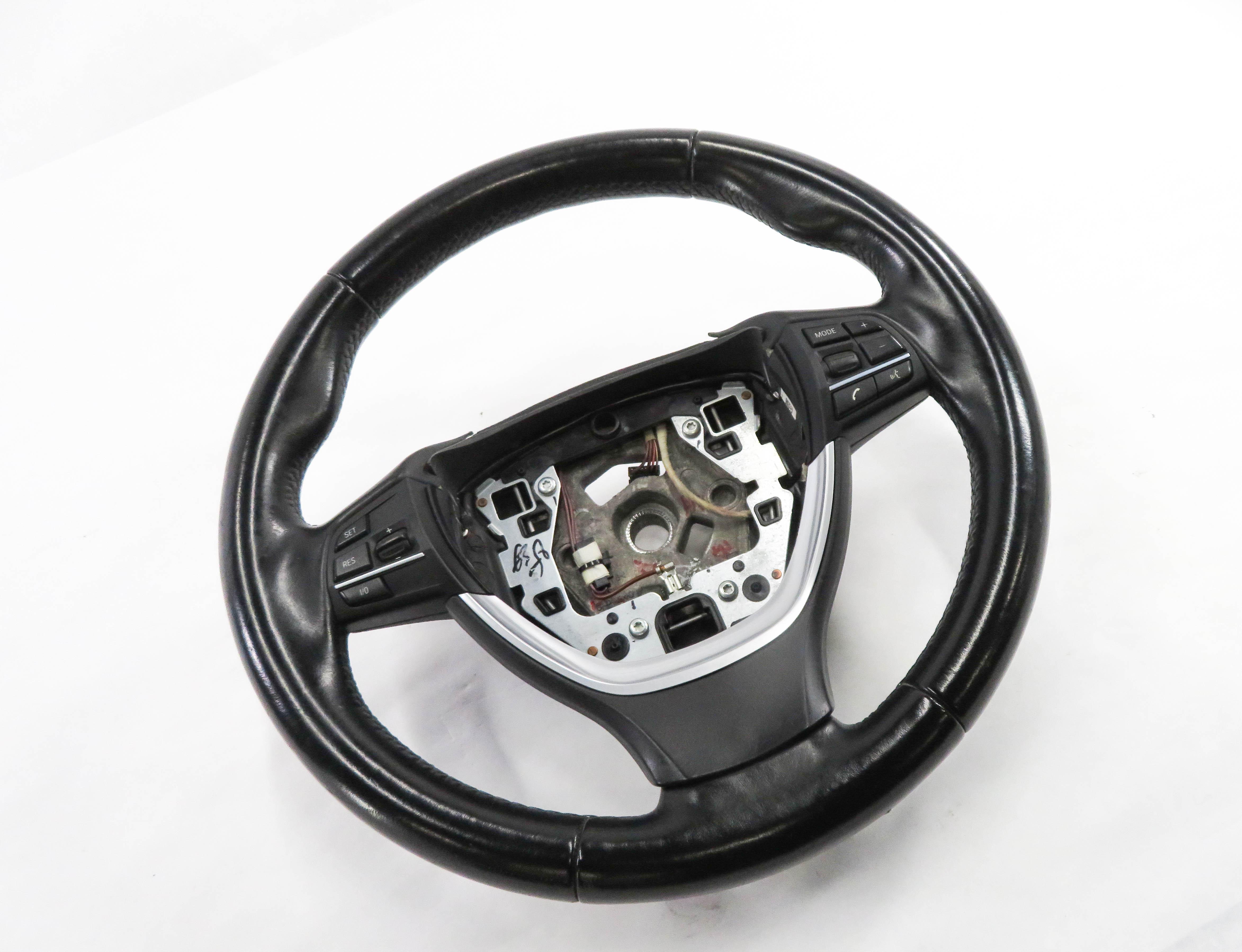 10-16 BMW 528i 535i 550i 740i 750i 760i (F01 F10) SPORT - LEATHER STEERING — exact item pictured