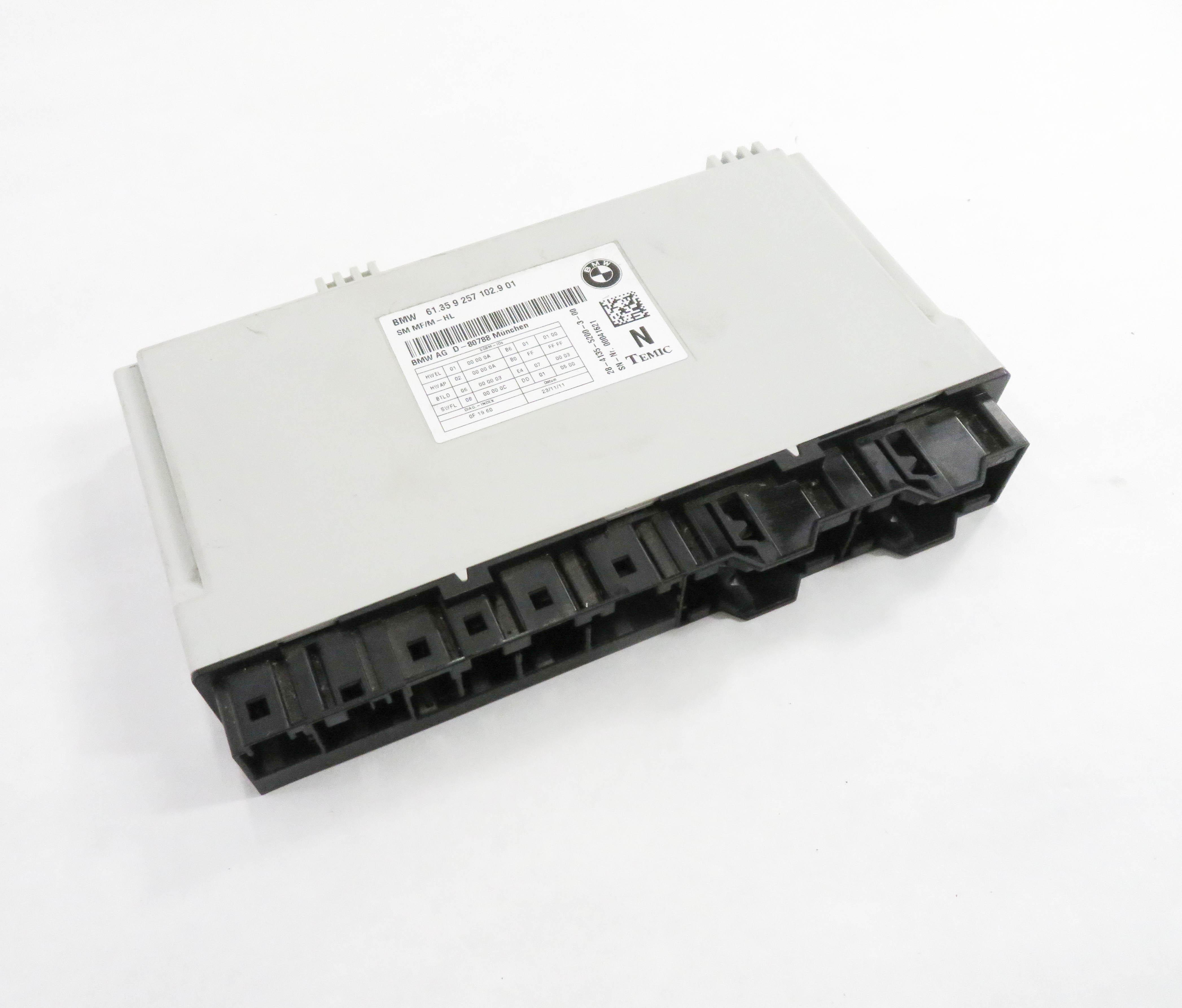2010-2017 BMW 528i 535i 550i 650i 740i 750i (F01 F10) COMFORT MEMORY SEAT MODULE — exact item pictured