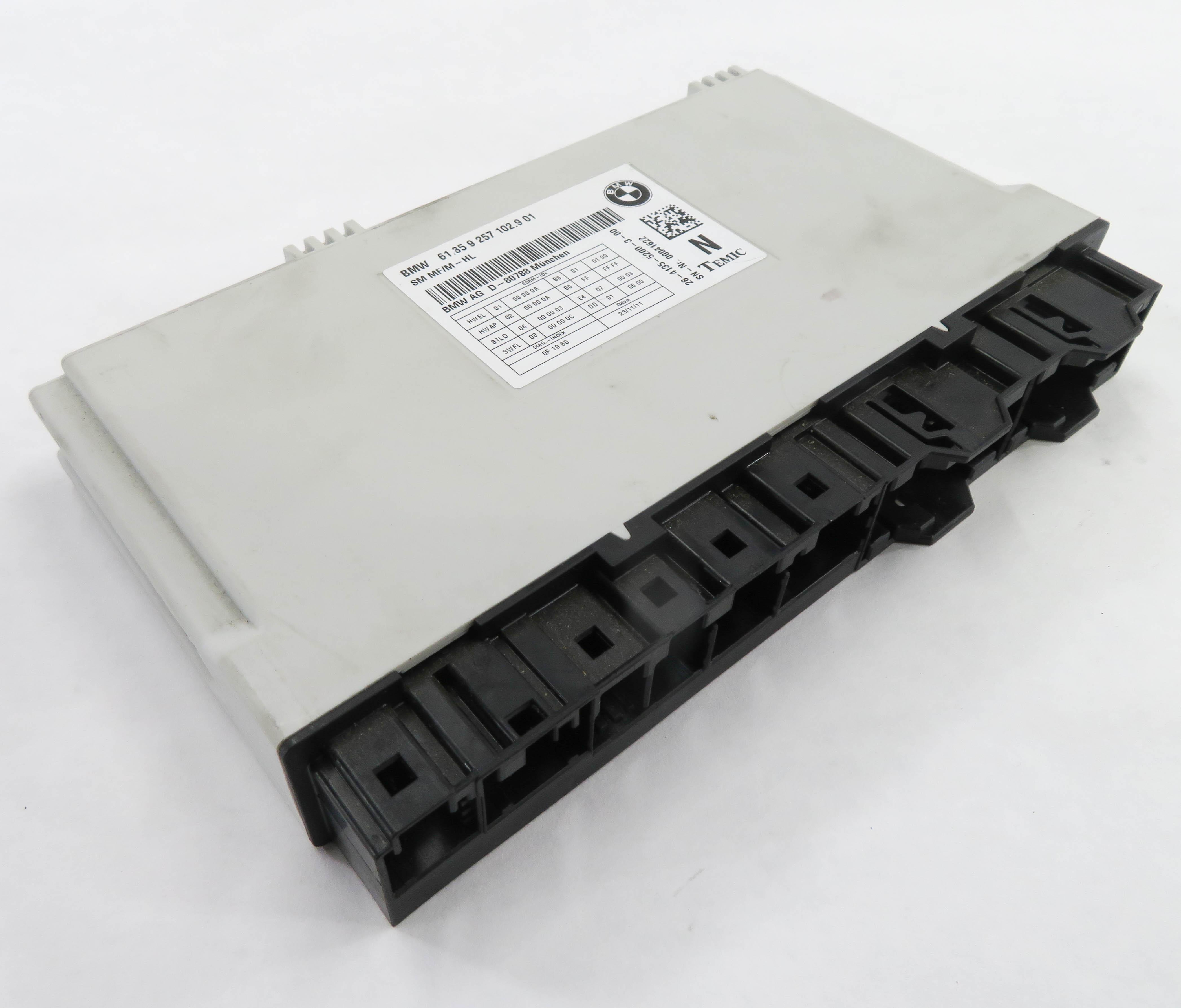 2010-2017 BMW 528i 535i 550i 650i 740i 750i (F01 F10) COMFORT MEMORY SEAT MODULE — exact item pictured