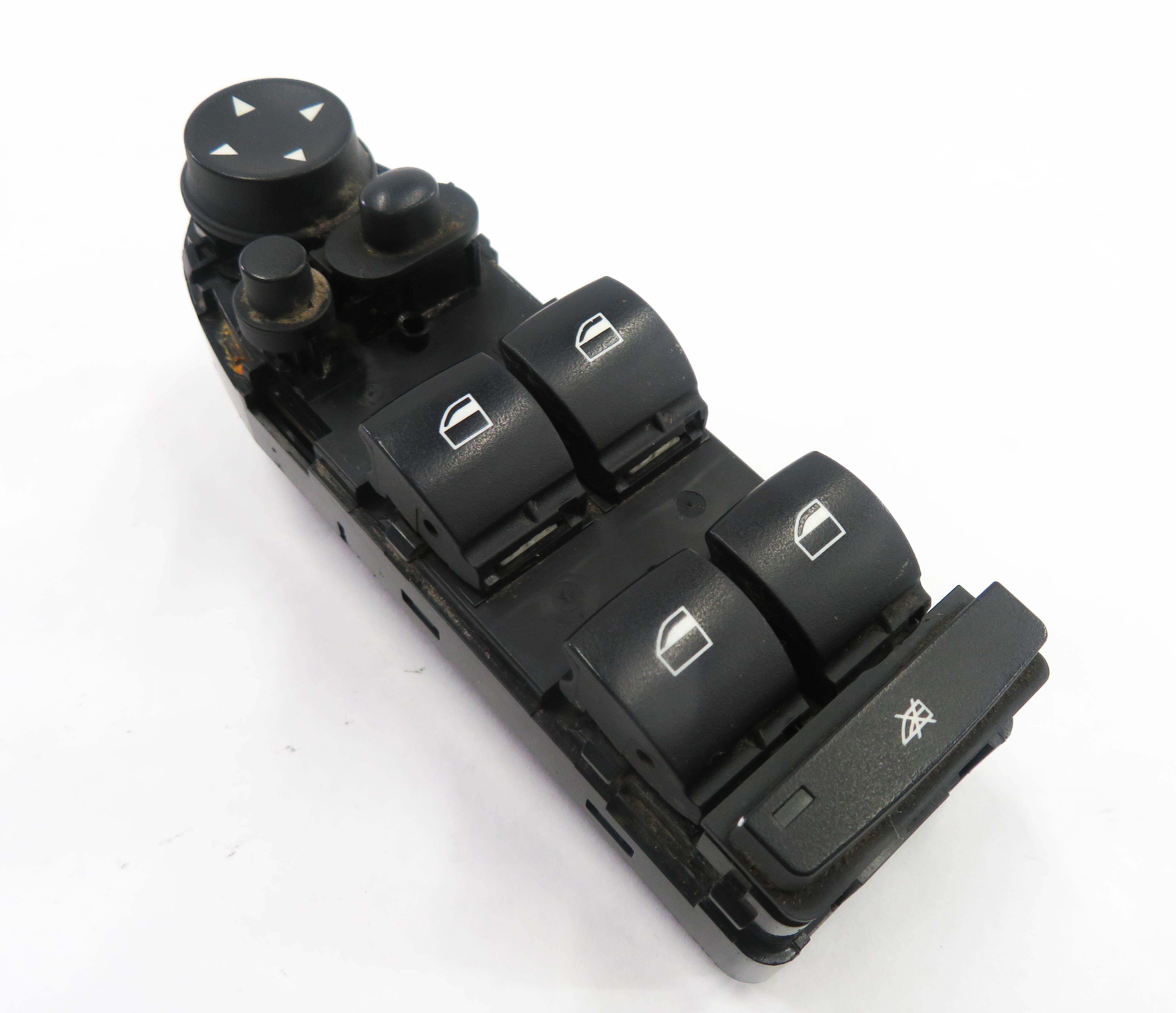 2007-2014 BMW X5 X5M X6 X6M (E70 / E71) DRIVER DOOR POWER WINDOW SWITCH (P-FOLD) — exact item pictured