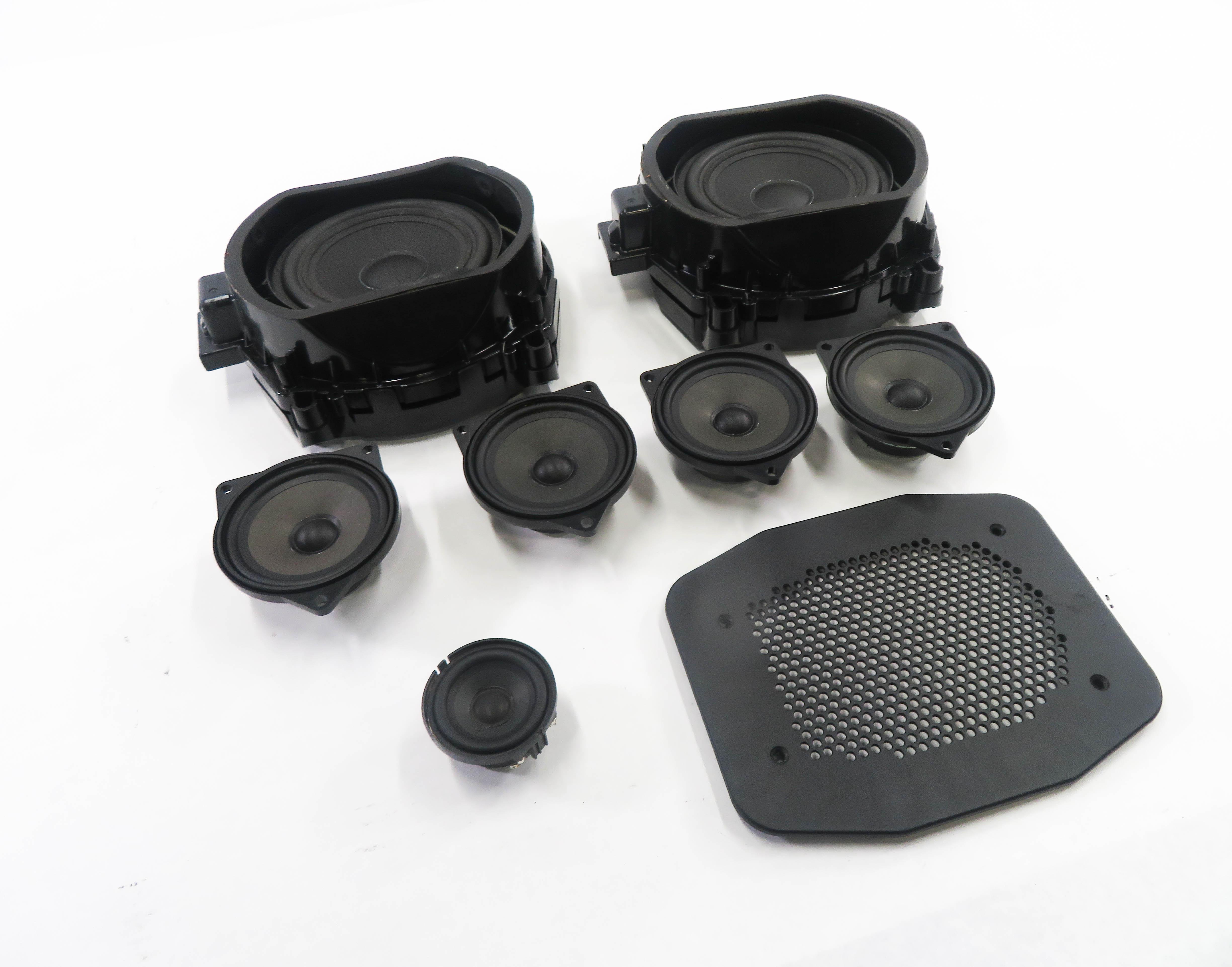 2011 BMW X5 (E70) TOP HiFi AUDIO SUBWOOFER SUB WOOFER  & SPEAKER SET-7 — exact item pictured