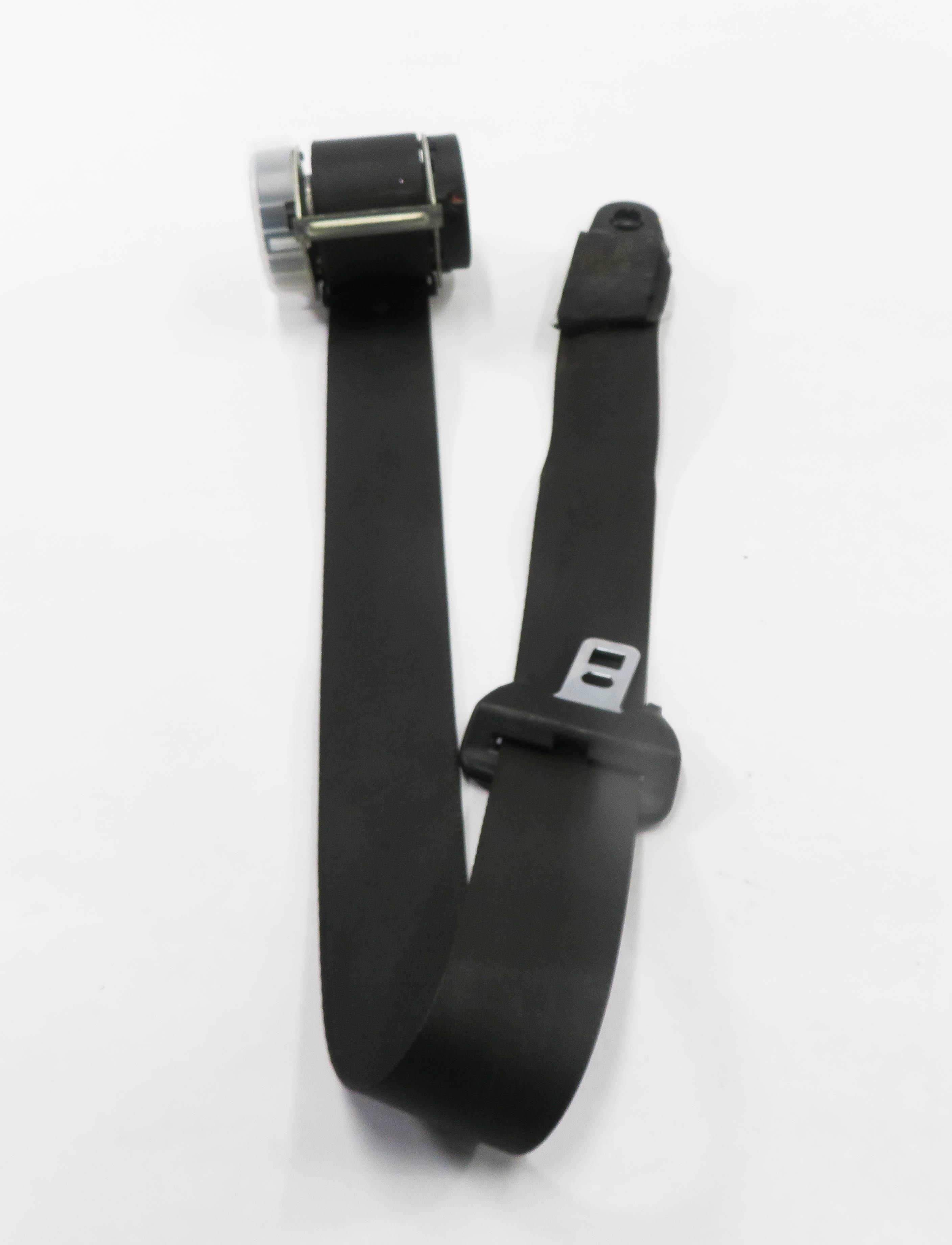2006 RANGE ROVER SPORT (L320) REAR CENTER SECOND ROW SEATBELT RETRACTOR (BLACK) — exact item pictured