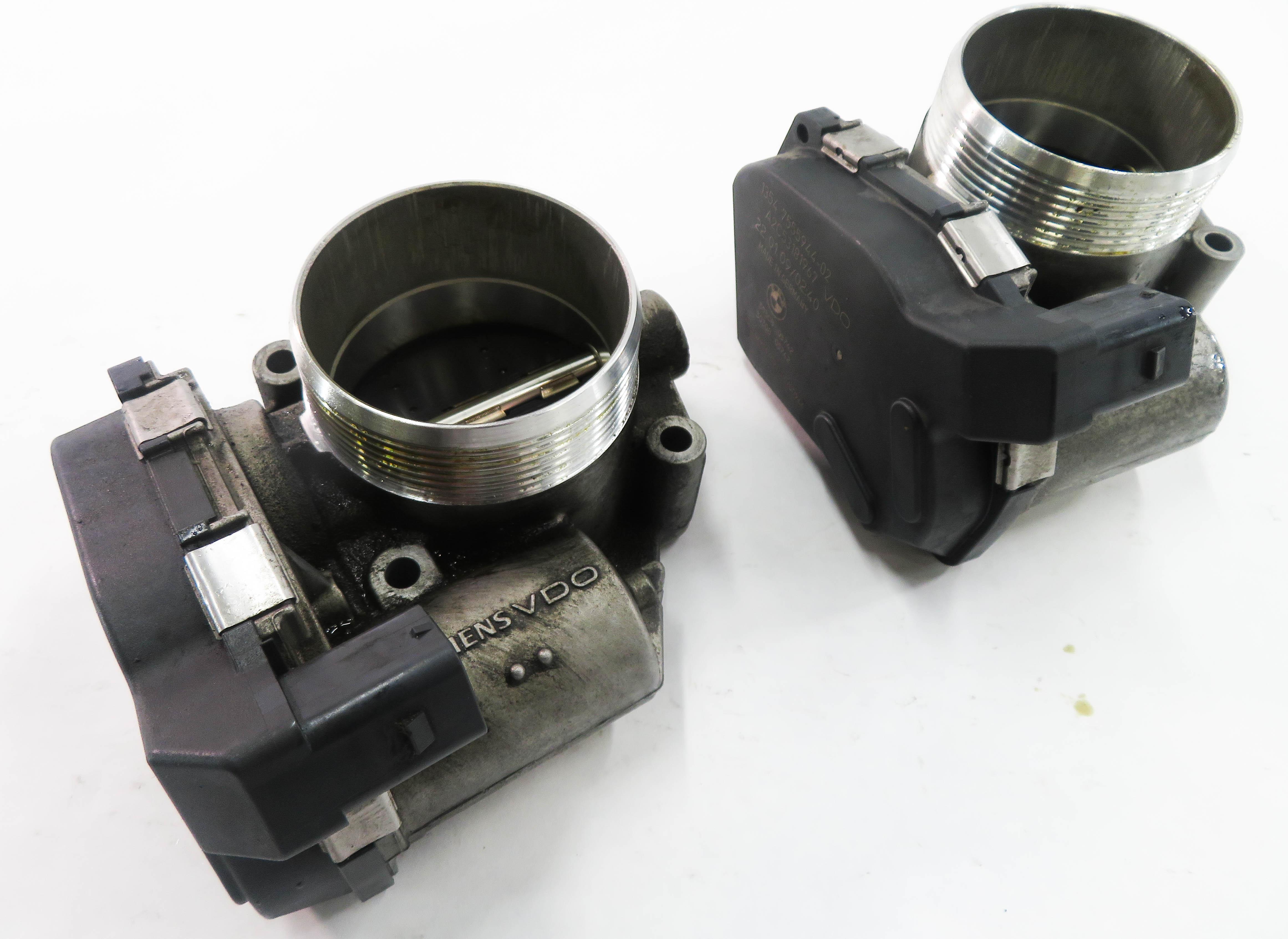 08-18 BMW 550i 650i 750i B6 B7 M5 M6 X5 X6 4.4L TWIN TURBO THROTTLE BODY SET-2 — exact item pictured