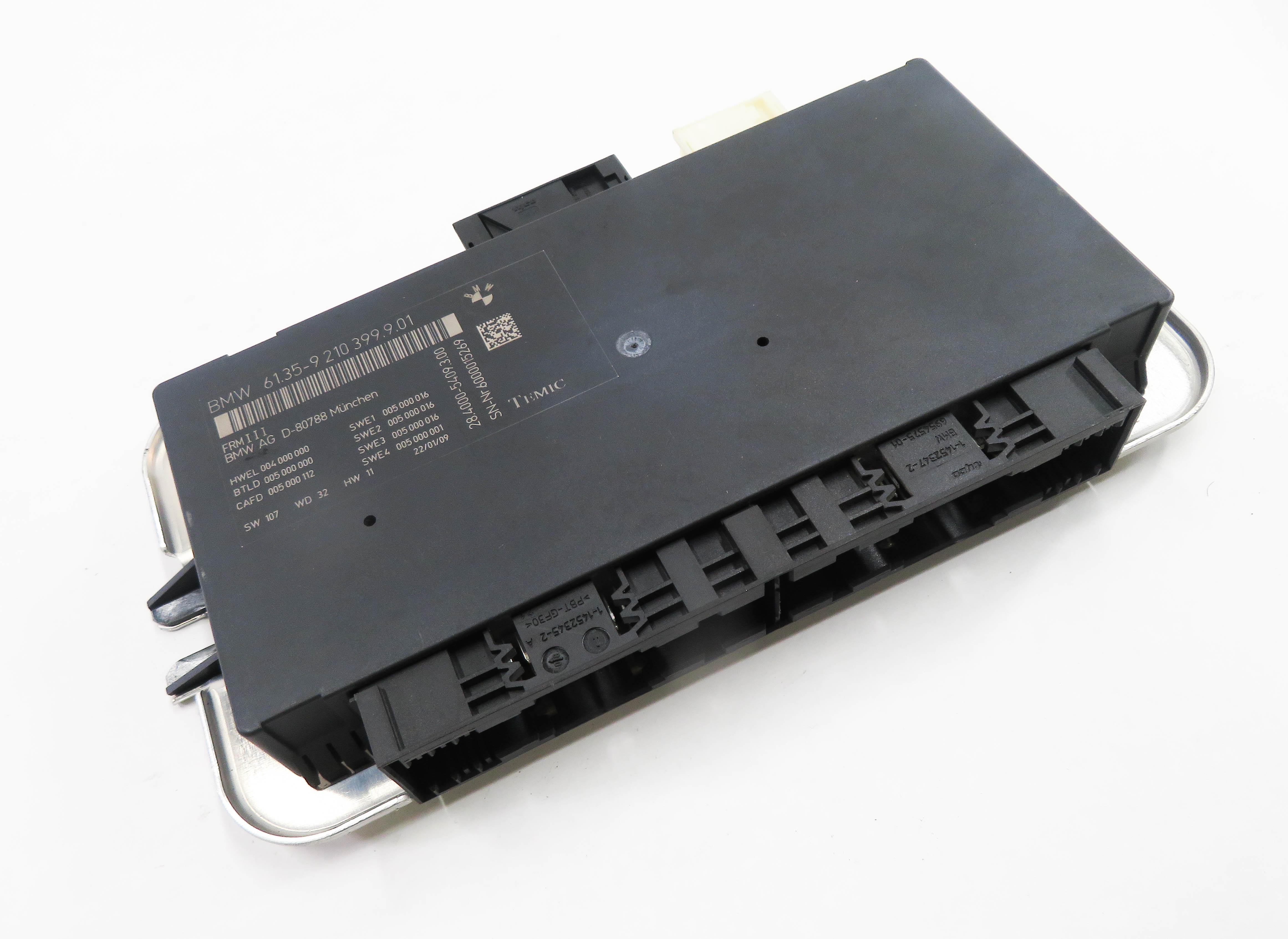 2010-2017 BMW 528i 535i 550i 650i 750i M5 X3 - FRMIII BODY LIGHT CONTROL MODULE — exact item pictured