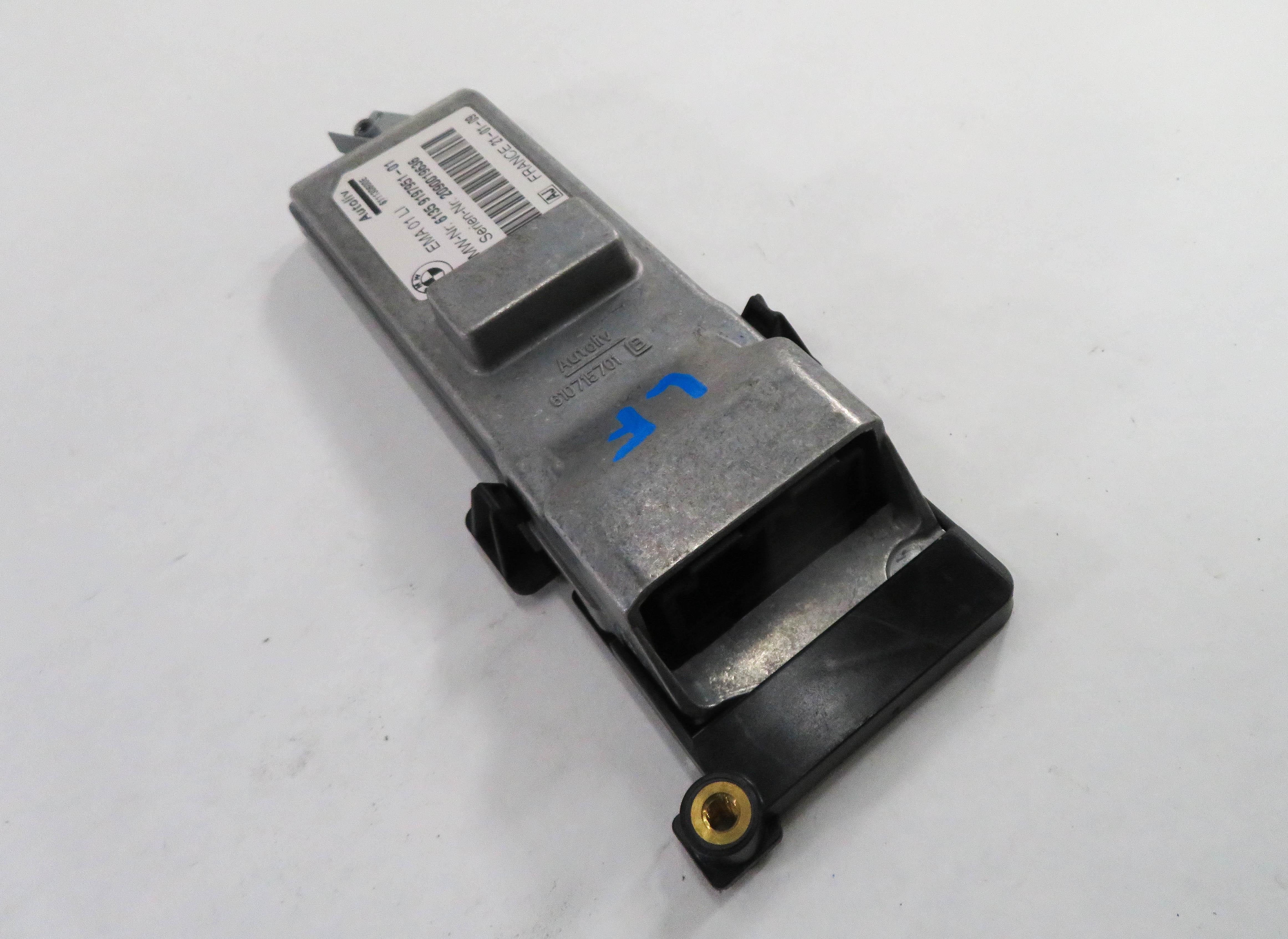2009-2012 BMW 740i 750i 760i B7 (F01 F02) LEFT FRONT DRIVER SEATBELT MODULE — exact item pictured