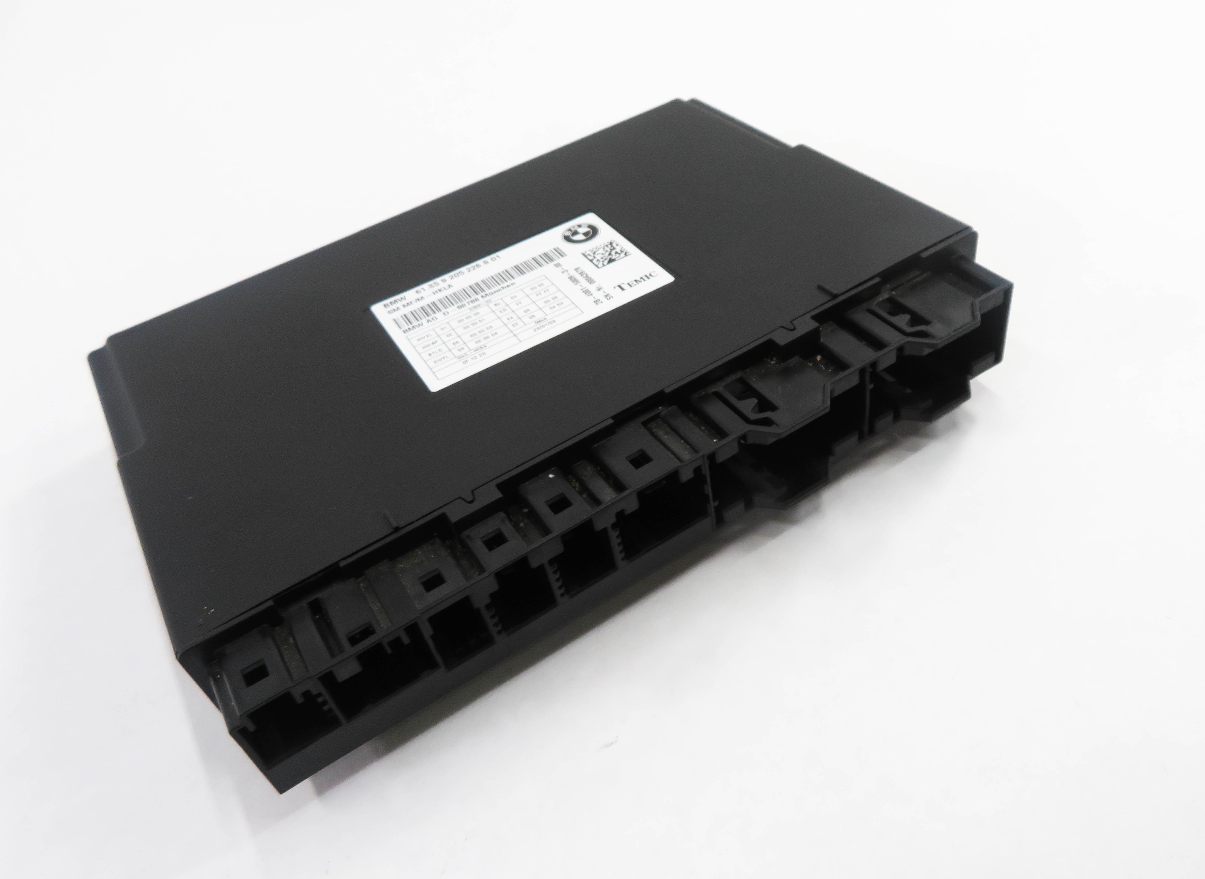 2009-2010 BMW 750i 760i (F01) FRONT COMFORT SEAT MEMORY CONTROL MODULE COMPUTER — exact item pictured