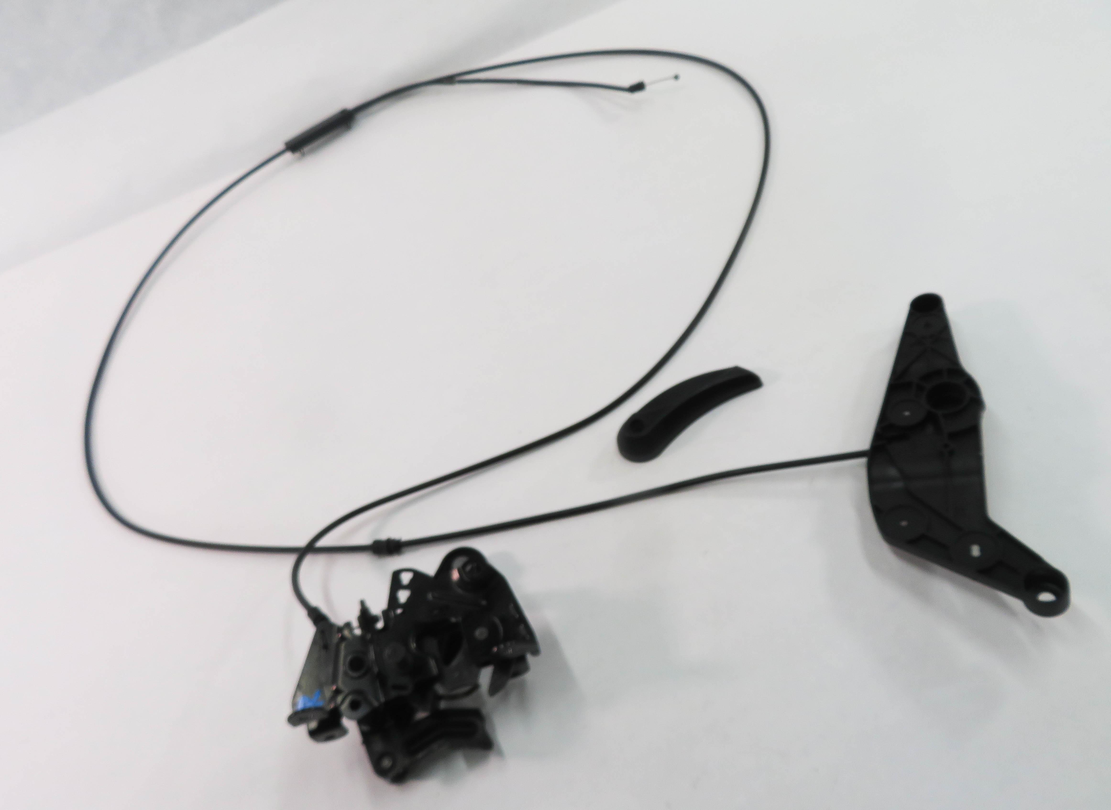 2009 BMW 750i (F01) RIGHT FRONT PASSENGER LOWER HOOD LOCK LATCH — exact item pictured