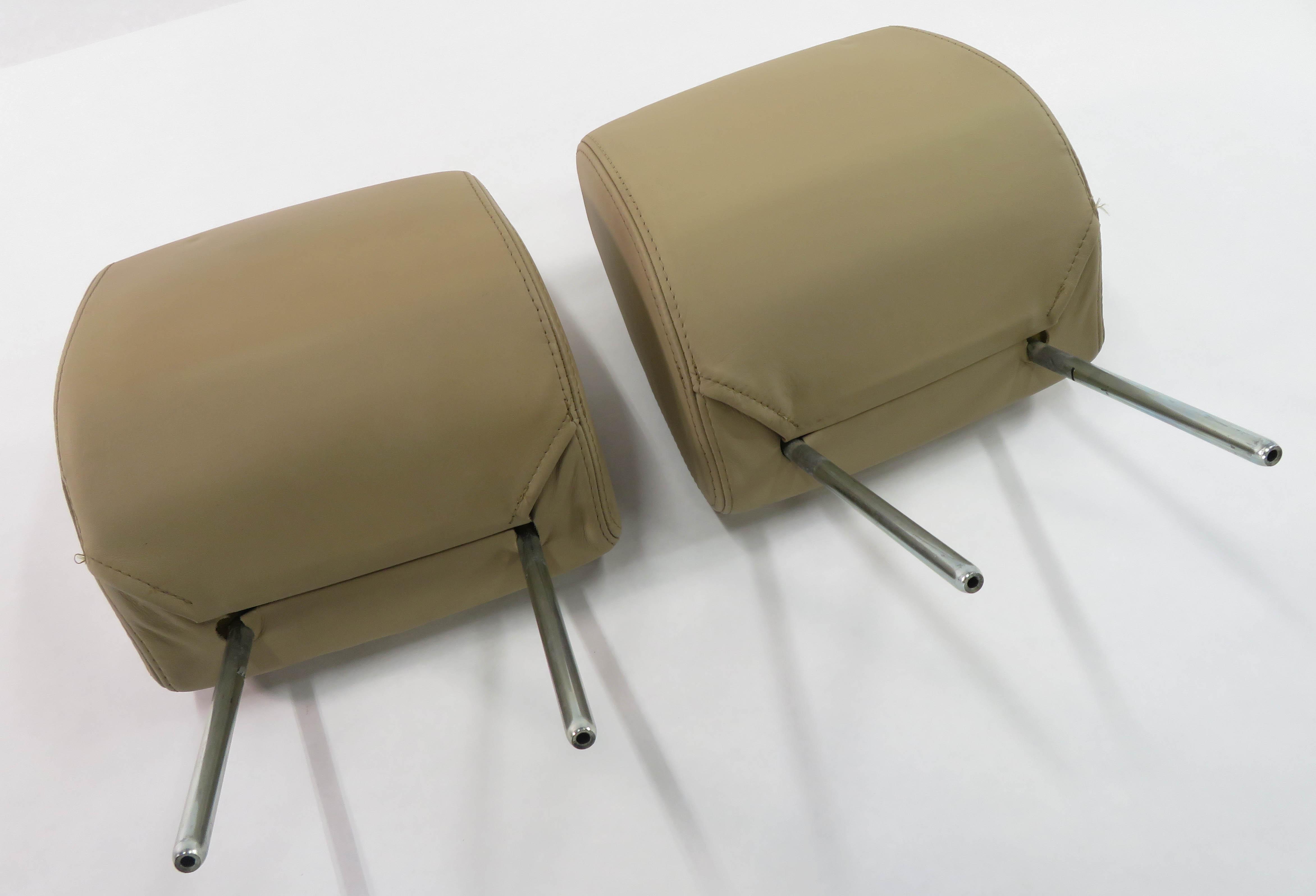 2006 RANGE ROVER SPORT (L320) FRONT LEFT & RIGHT SEAT HEADREST SET-2 (ALPACA) — exact item pictured