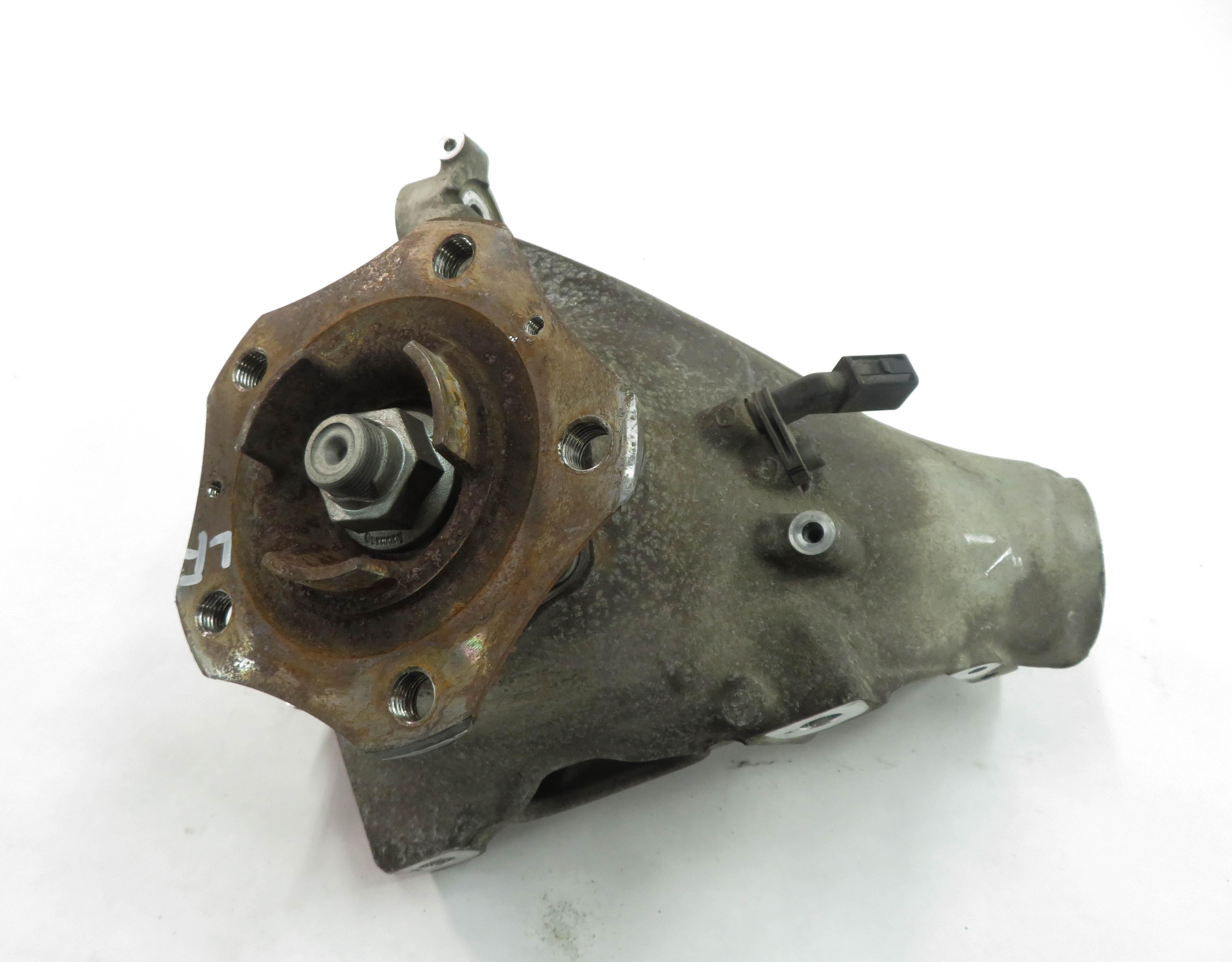 2014 PORSCHE CAYMAN (981) LEFT DRIVER REAR SPINDLE KNUCKLE WHEEL HUB ASSEMBLY — exact item pictured