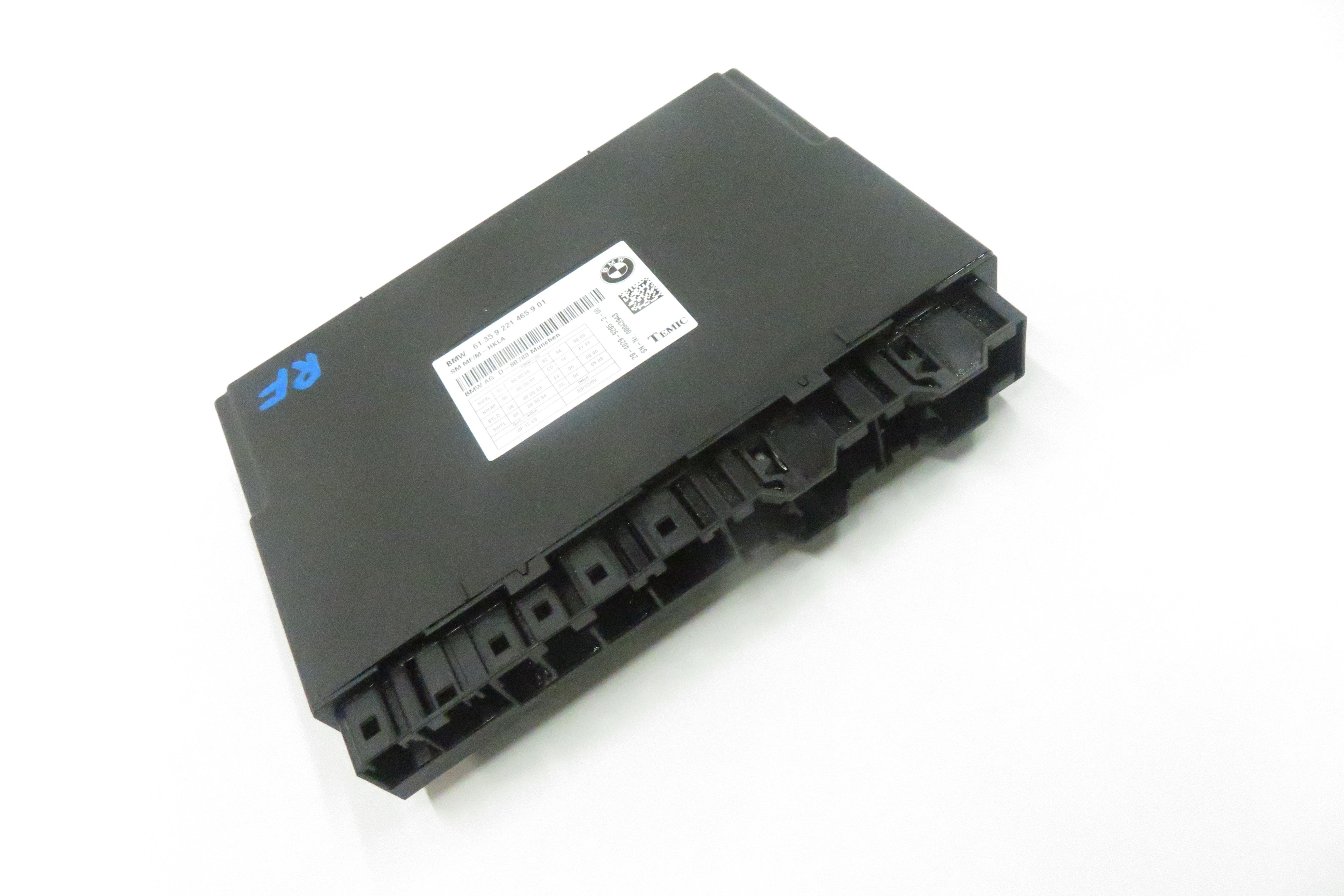 2009-2010 BMW 750i 760i (F01) FRONT COMFORT SEAT MEMORY CONTROL MODULE COMPUTER — exact item pictured