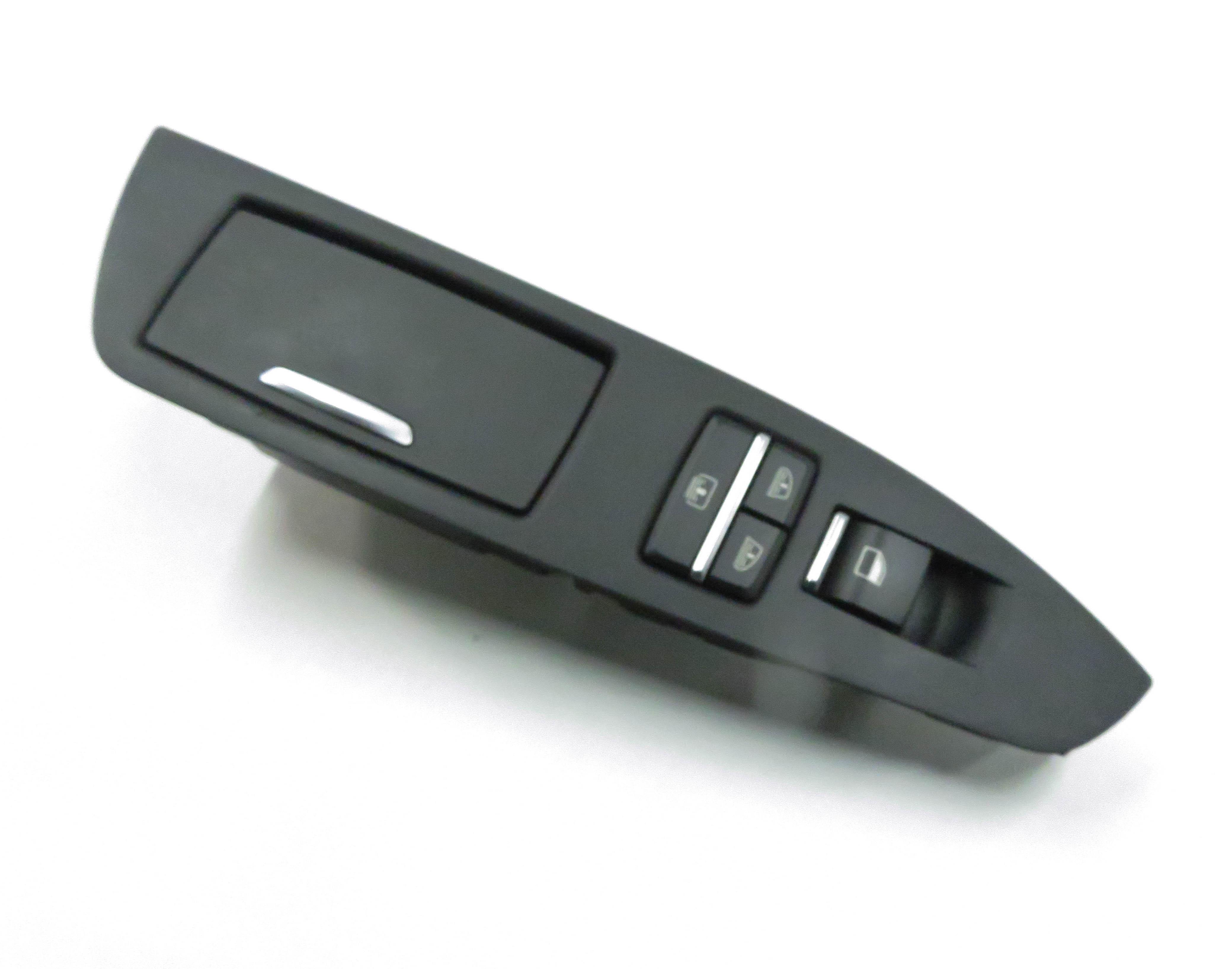 2010 BMW 750i (F01) LEFT REAR DOOR WINDOW SWITCH w/ SUNSHADE CONTROL (BLACK) — exact item pictured