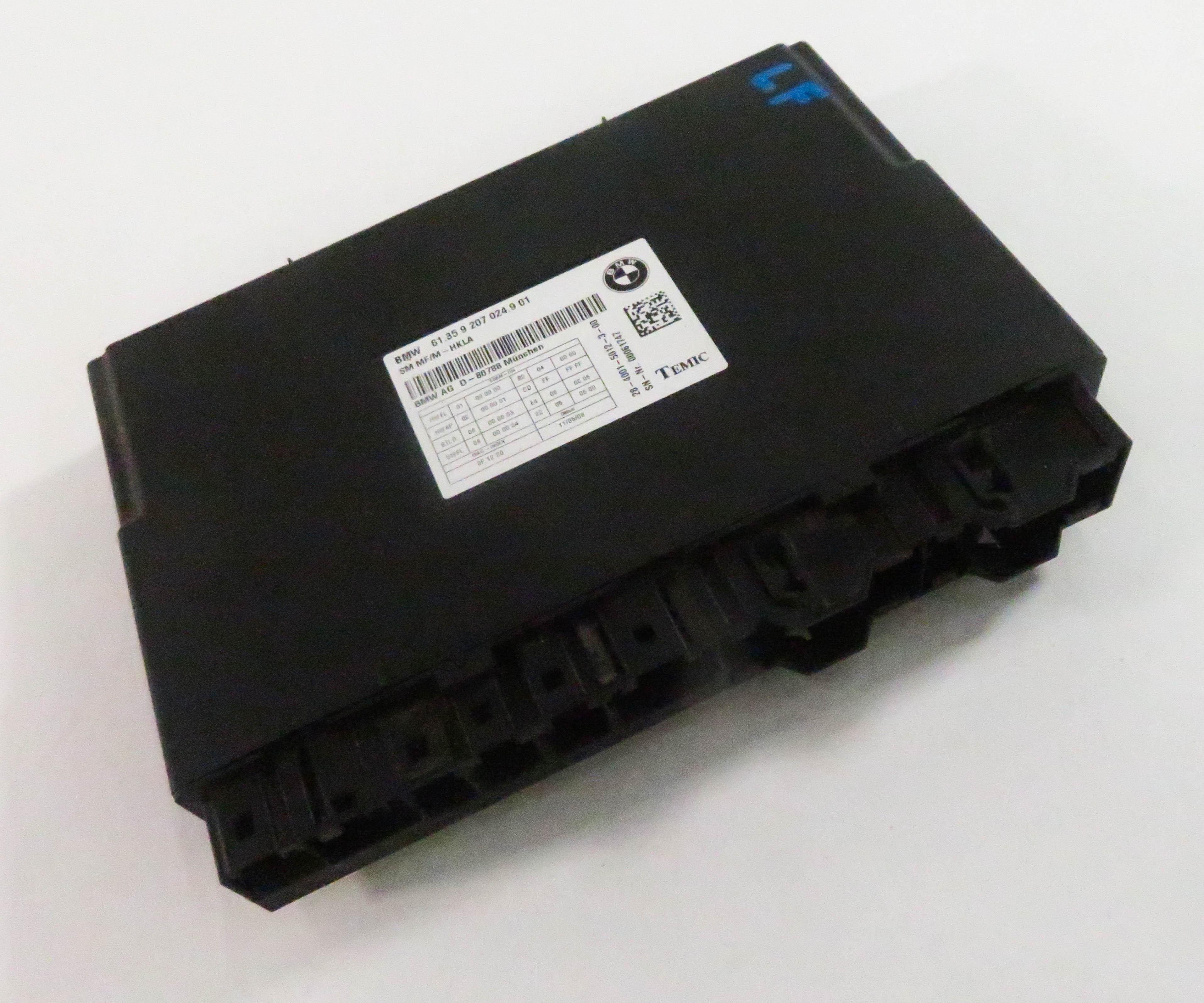 2009 BMW 750i (F01) LEFT FRONT DRIVER SEAT CONTROL MODULE — exact item pictured