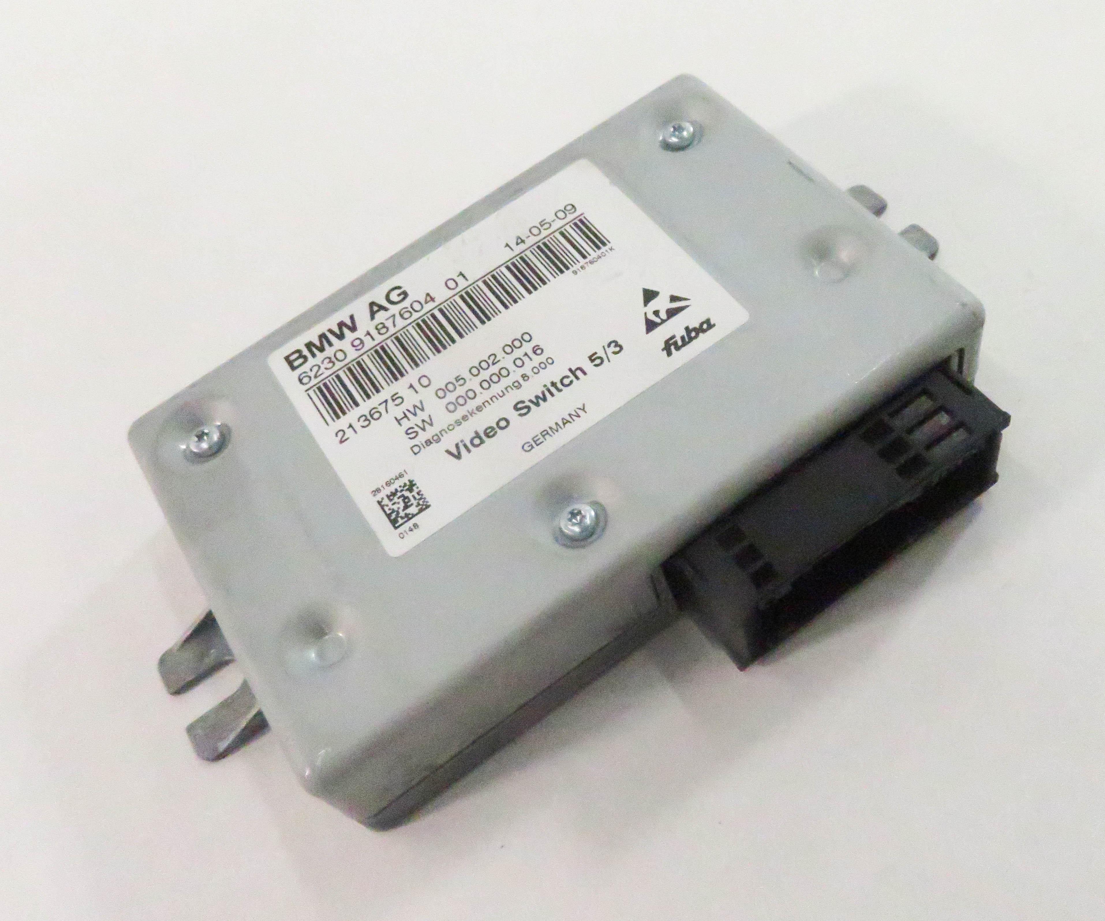 2009 BMW 750i (F01) REAR ENTERTAINMENT VIDEO SWITCH CONTROL MODULE — exact item pictured