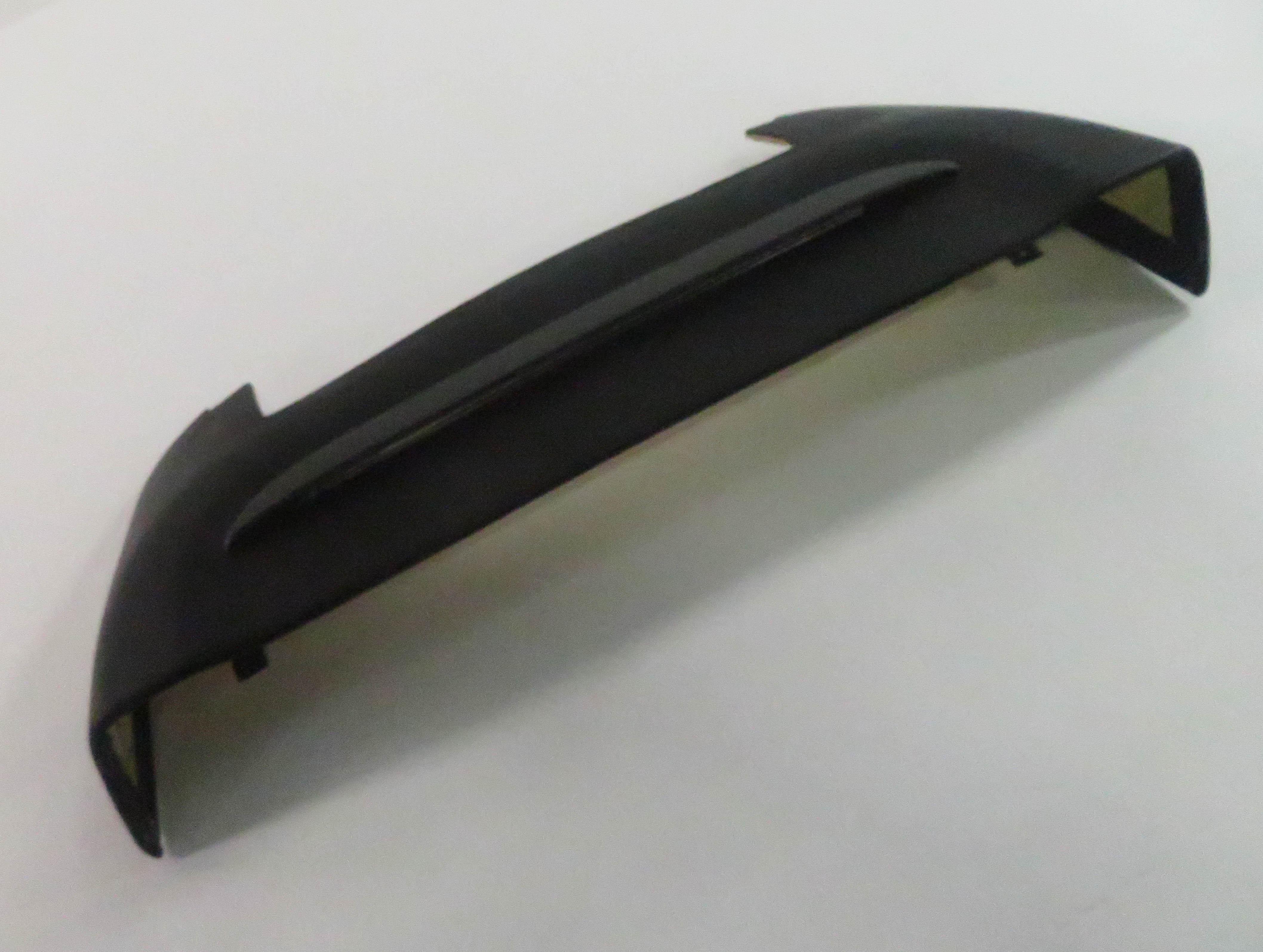 2009 BMW 750i (F01) LEFT FRONT DRIVER LIGHTED SEAT BACK PANEL TRIM (BLACK) — exact item pictured