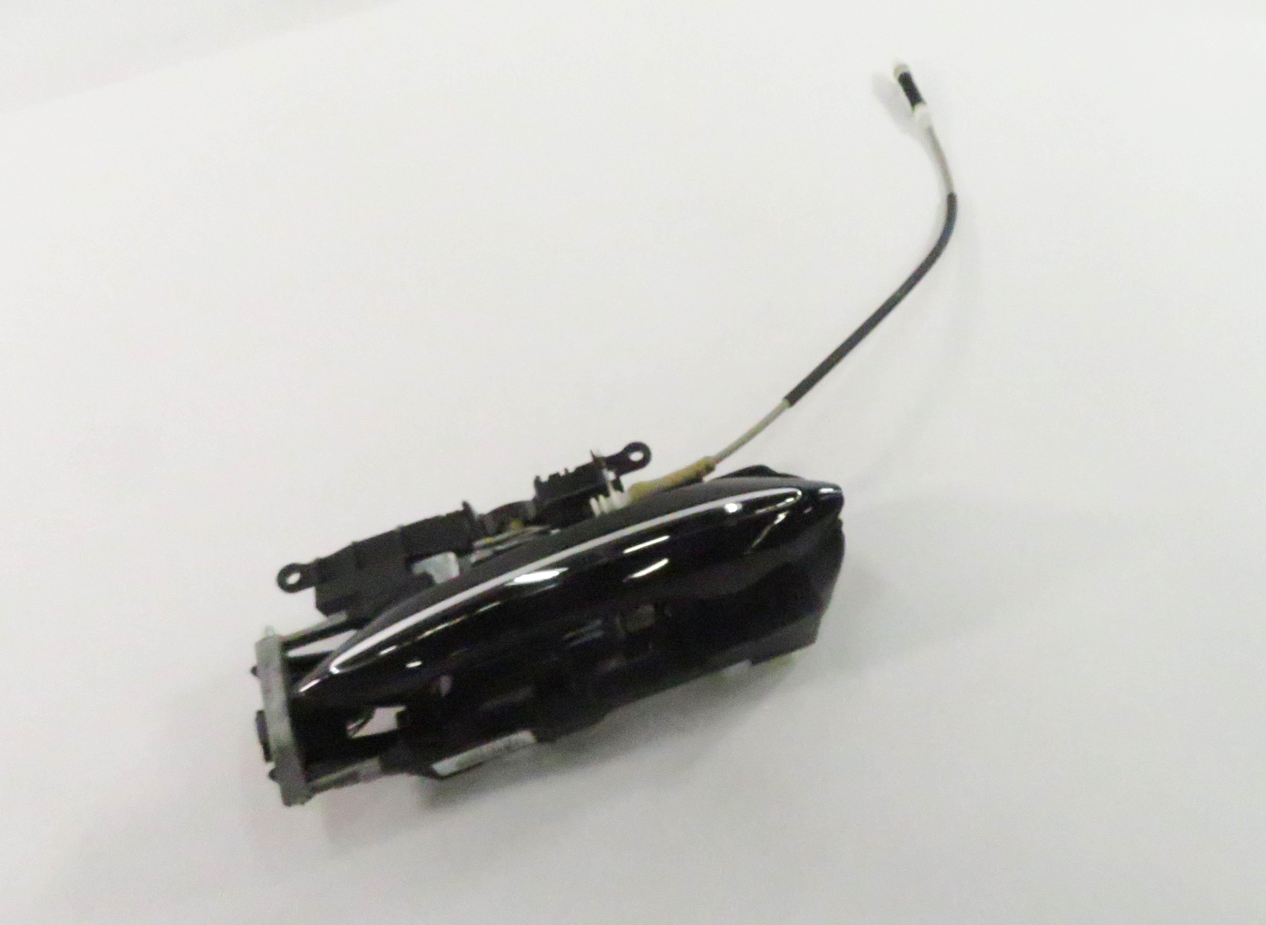 09-18 BMW 528i 535i 550i 740i 750i 760i RIGHT REAR COMFORT DOOR HANDLE (BLACK) — exact item pictured