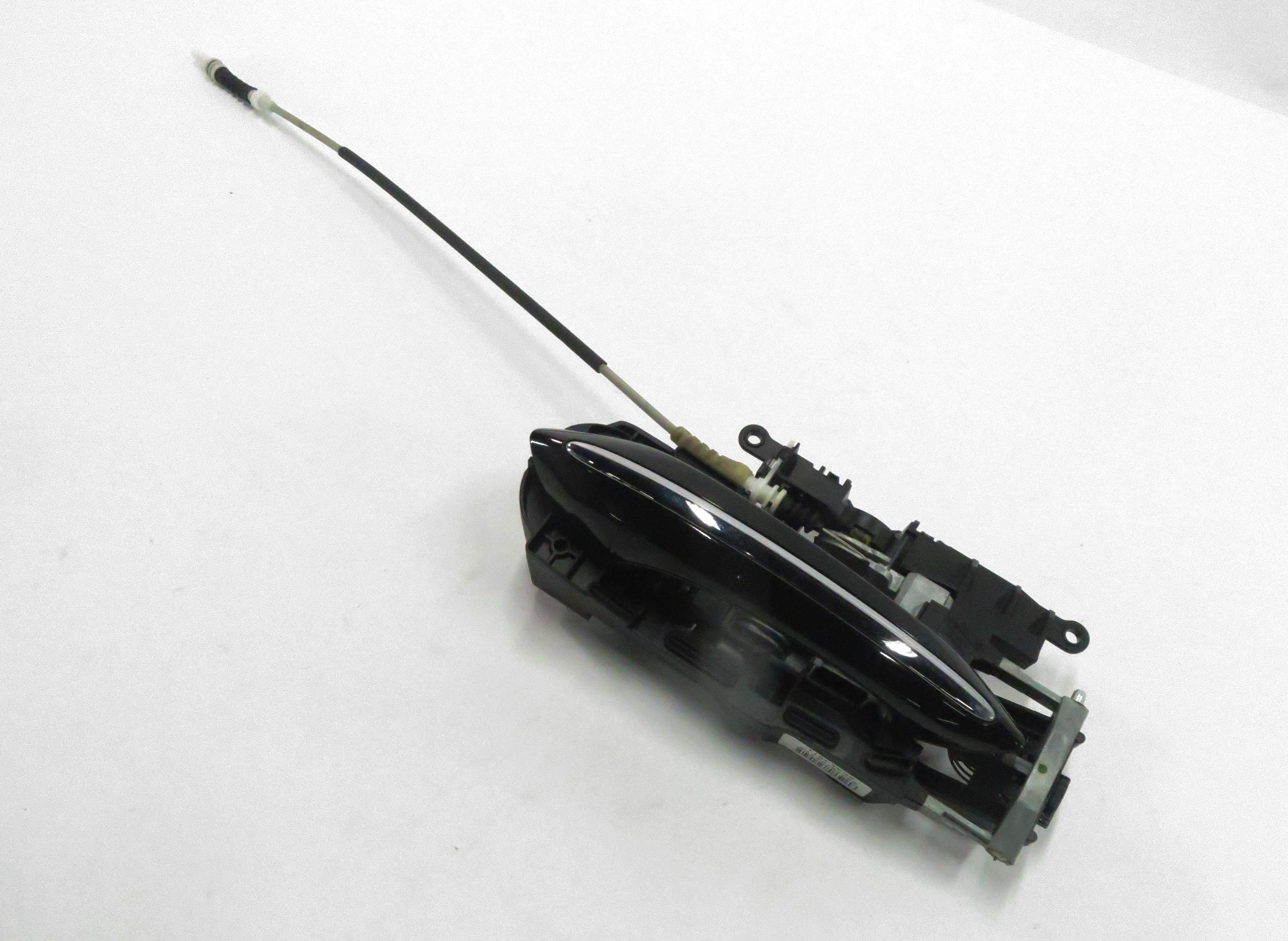 09-18 BMW 528i 535i 550i 740i 750i 760i - LEFT REAR COMFORT DOOR HANDLE (BLACK) — exact item pictured