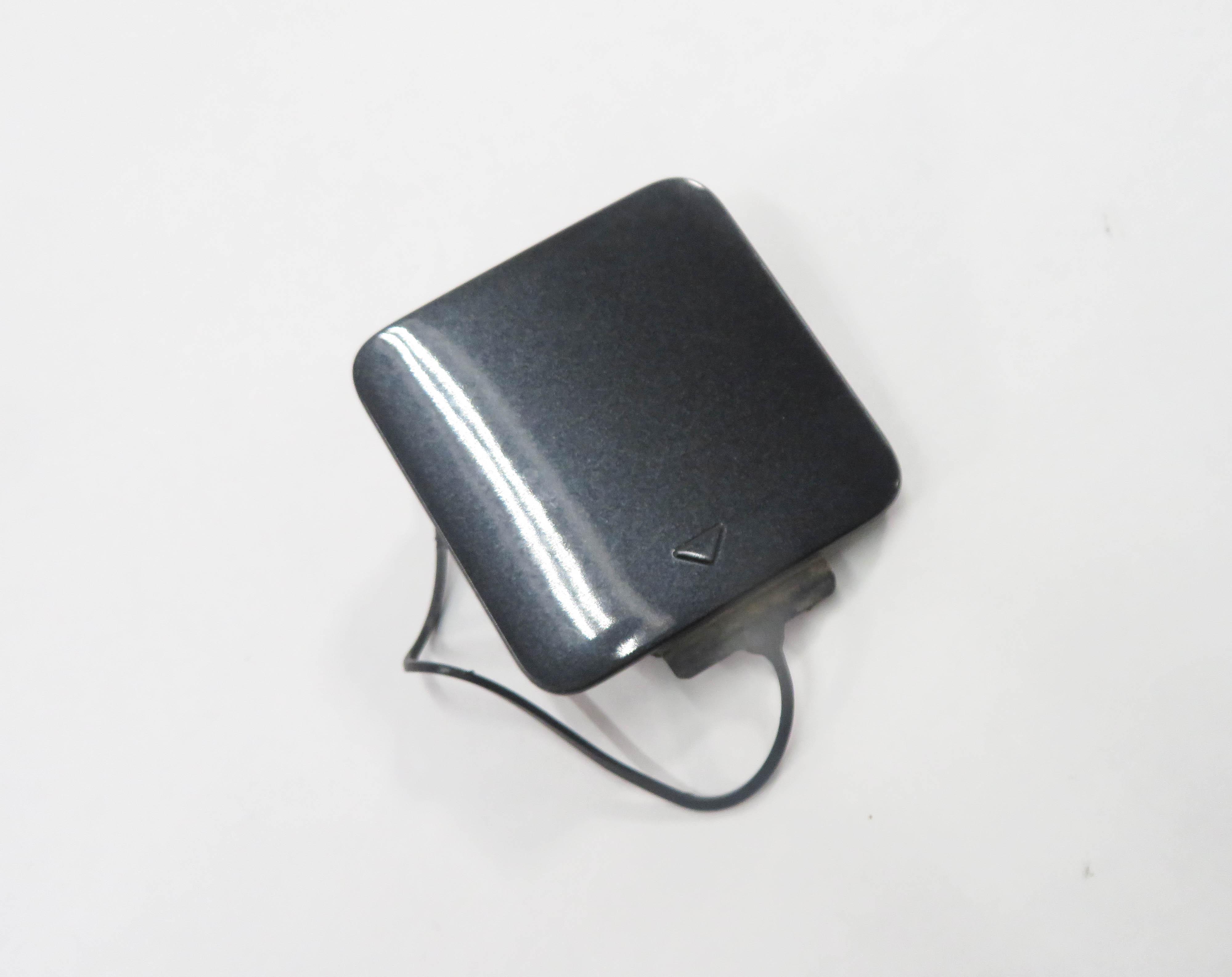 2012 BMW 750i (F01) REAR TOWING EYE TOW HOOK COVER TRIM (SOPHISTO GRAY II B90) — exact item pictured