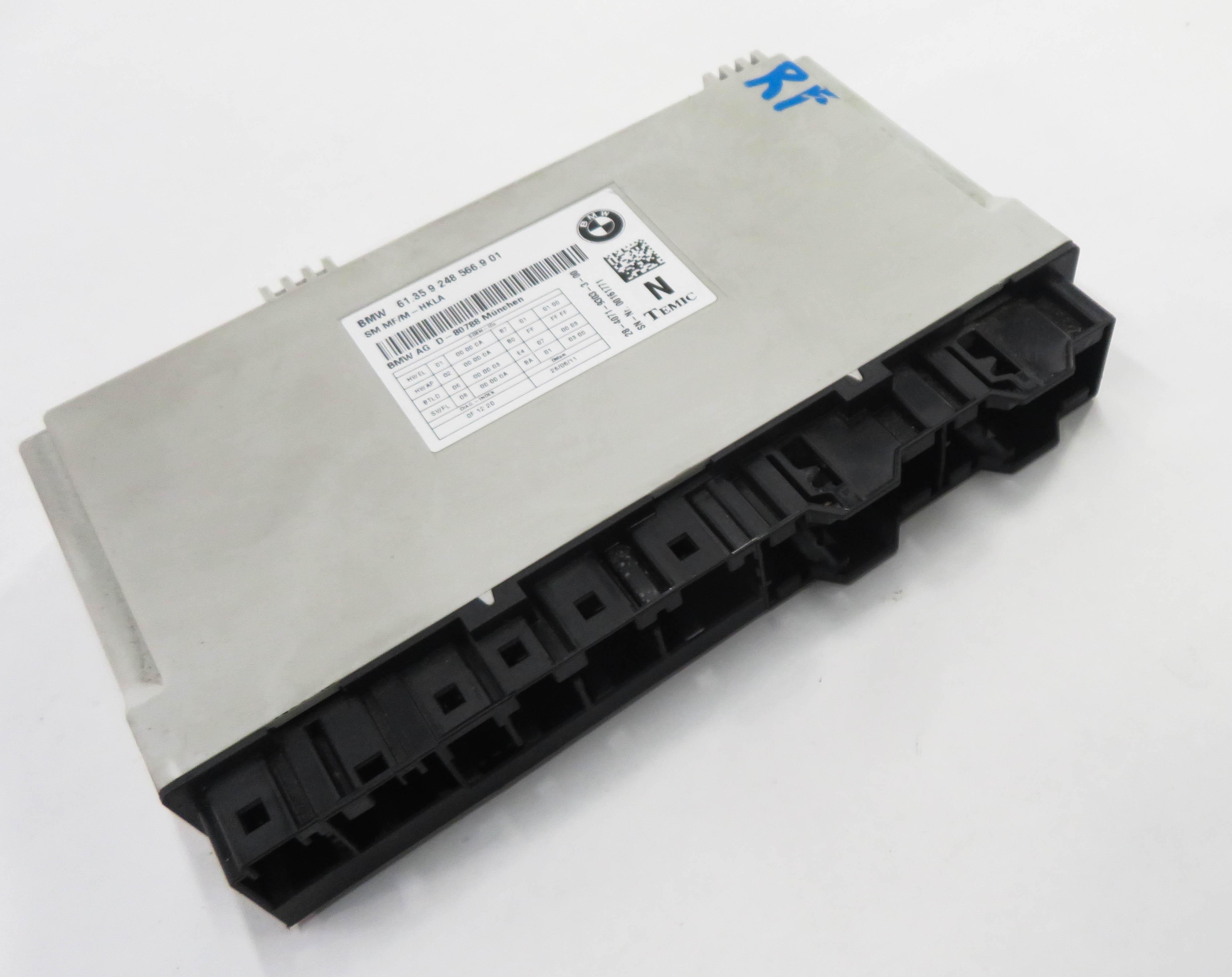 2010-2017 BMW 528i 535i 550i 650i 740i 750i (F01 F10) COMFORT MEMORY SEAT MODULE — exact item pictured