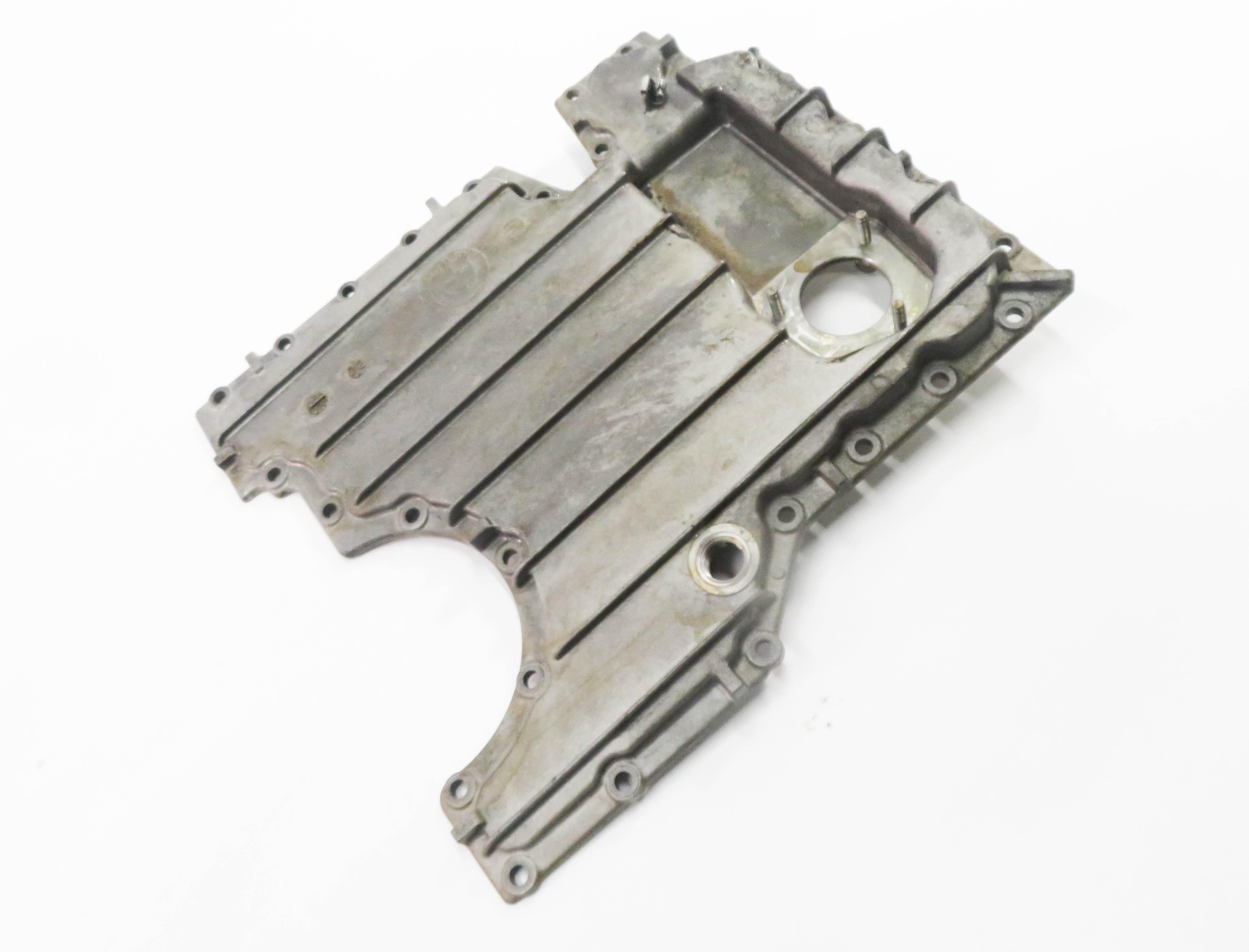 2007-2010 BMW X5 (E70) 4.8L N62 V8 ENGINE - LOWER MOTOR OIL FLUID PAN SUMP LID — exact item pictured