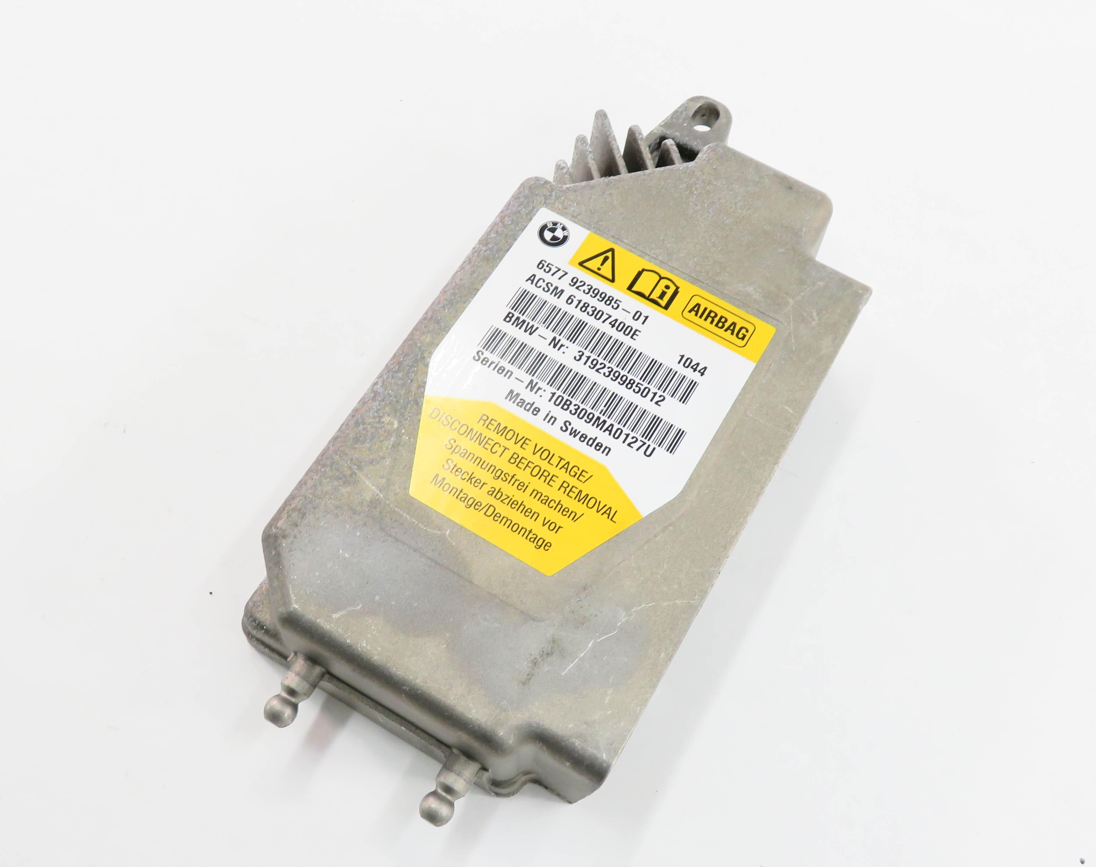 2011 BMW 528i 535i 550i (F10) MAIN PRIMARY SRS SAFETY RESTRAINT CONTROL MODULE — exact item pictured