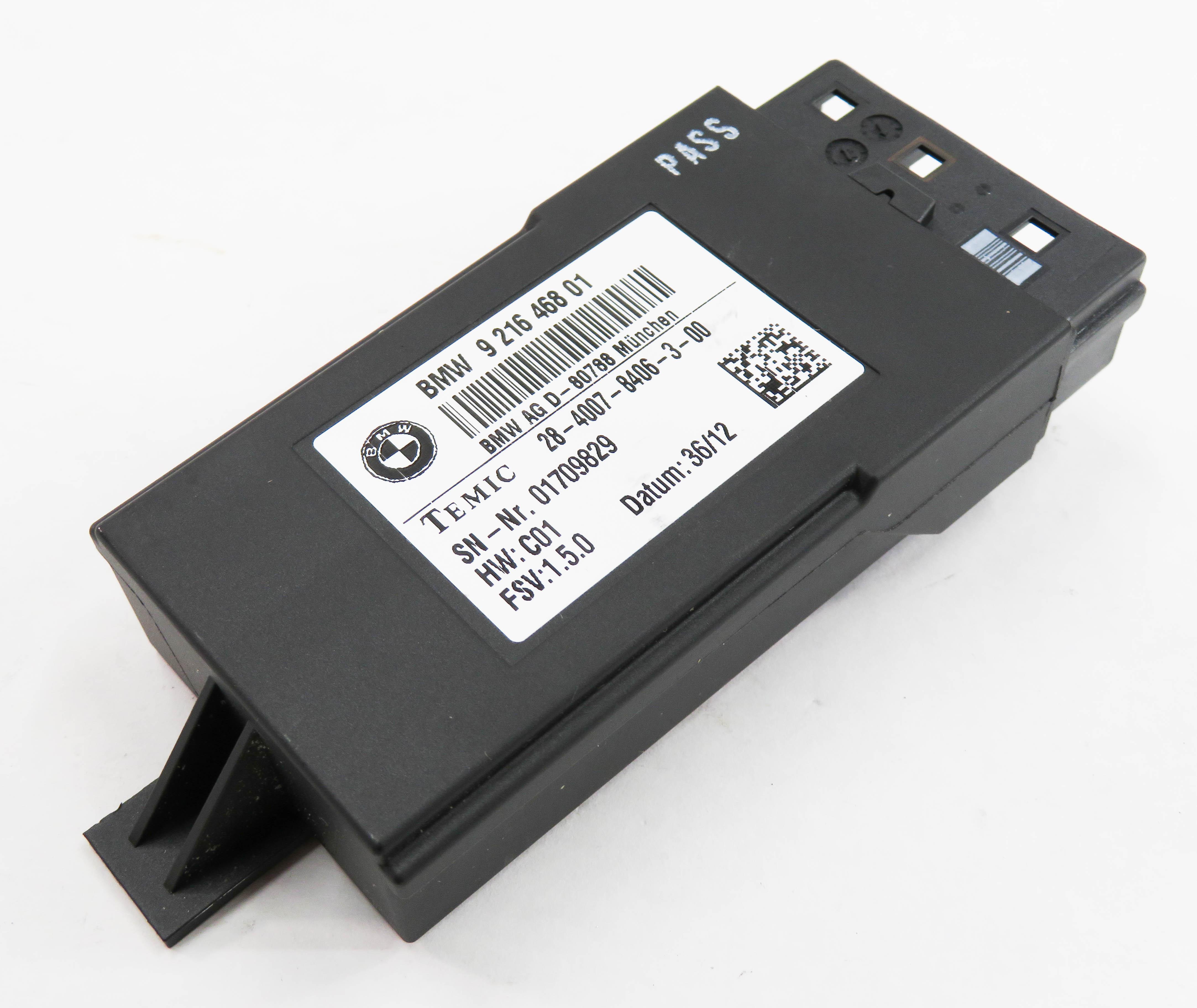 10-19 BMW 328i 330i 335i 530i 535i 550i 740i 750i 760i - REAR HEATED SEAT MODULE — exact item pictured