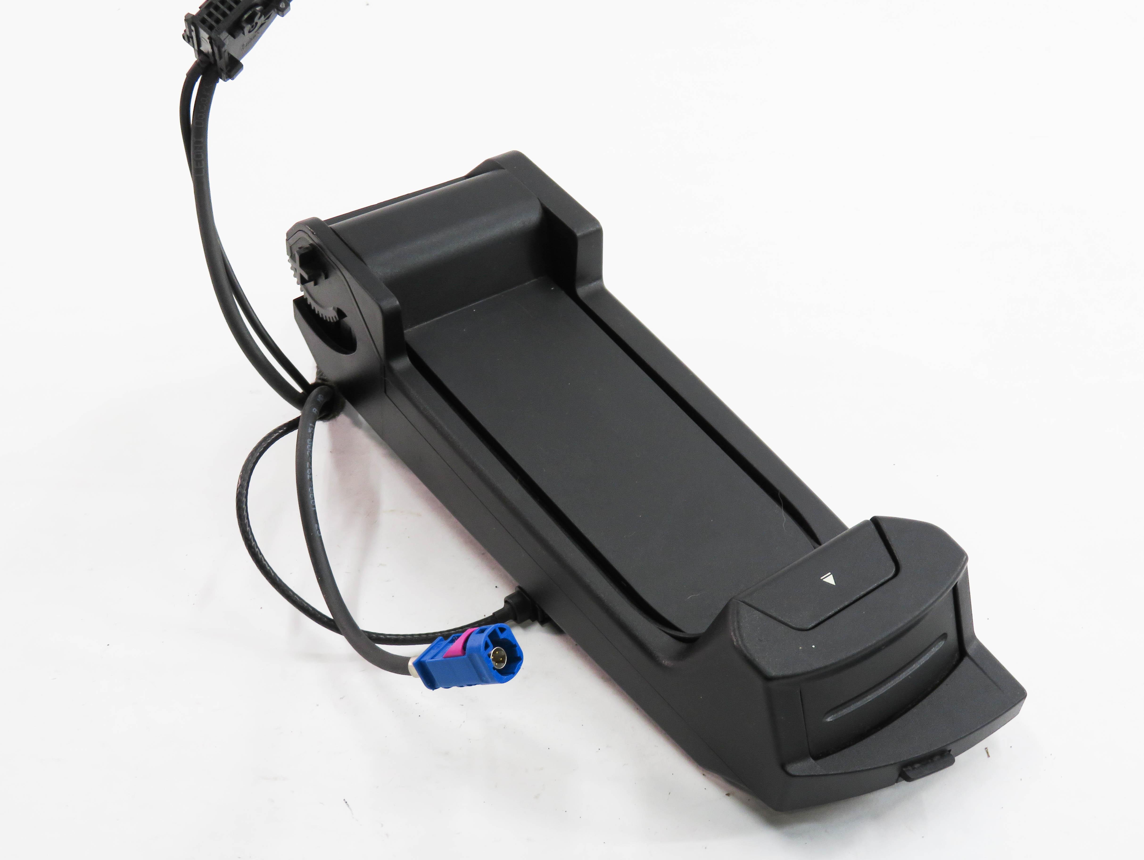 2013 BMW 740i (F01) FRONT CENTER CONSOLE CELL PHONE SNAP IN CRADLE — exact item pictured