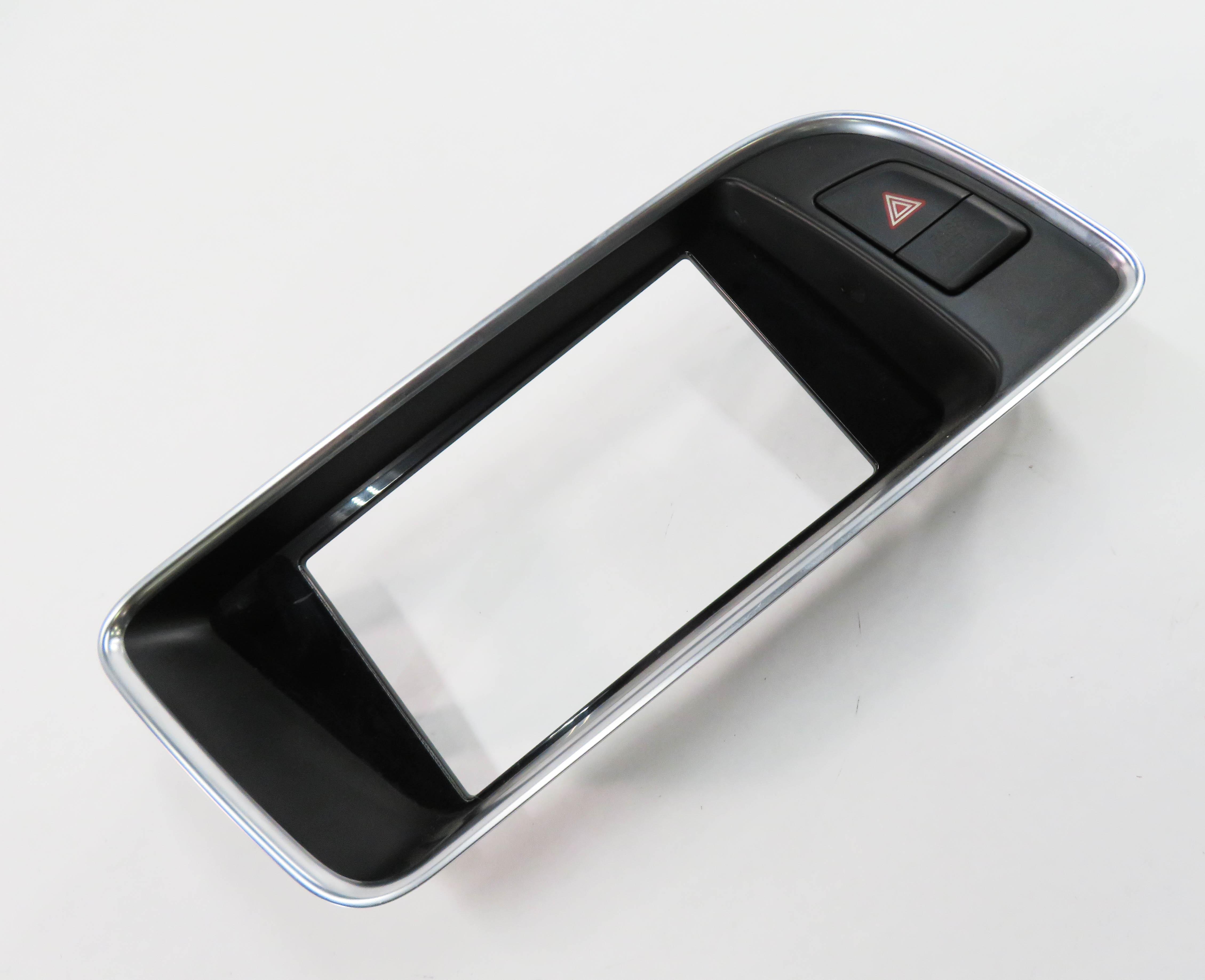 2015 AUDI SQ5 (B8 8R) GPS NAV NAVIGATION SCREEN TRIM PIECE w/ HAZARD SWITCH — exact item pictured