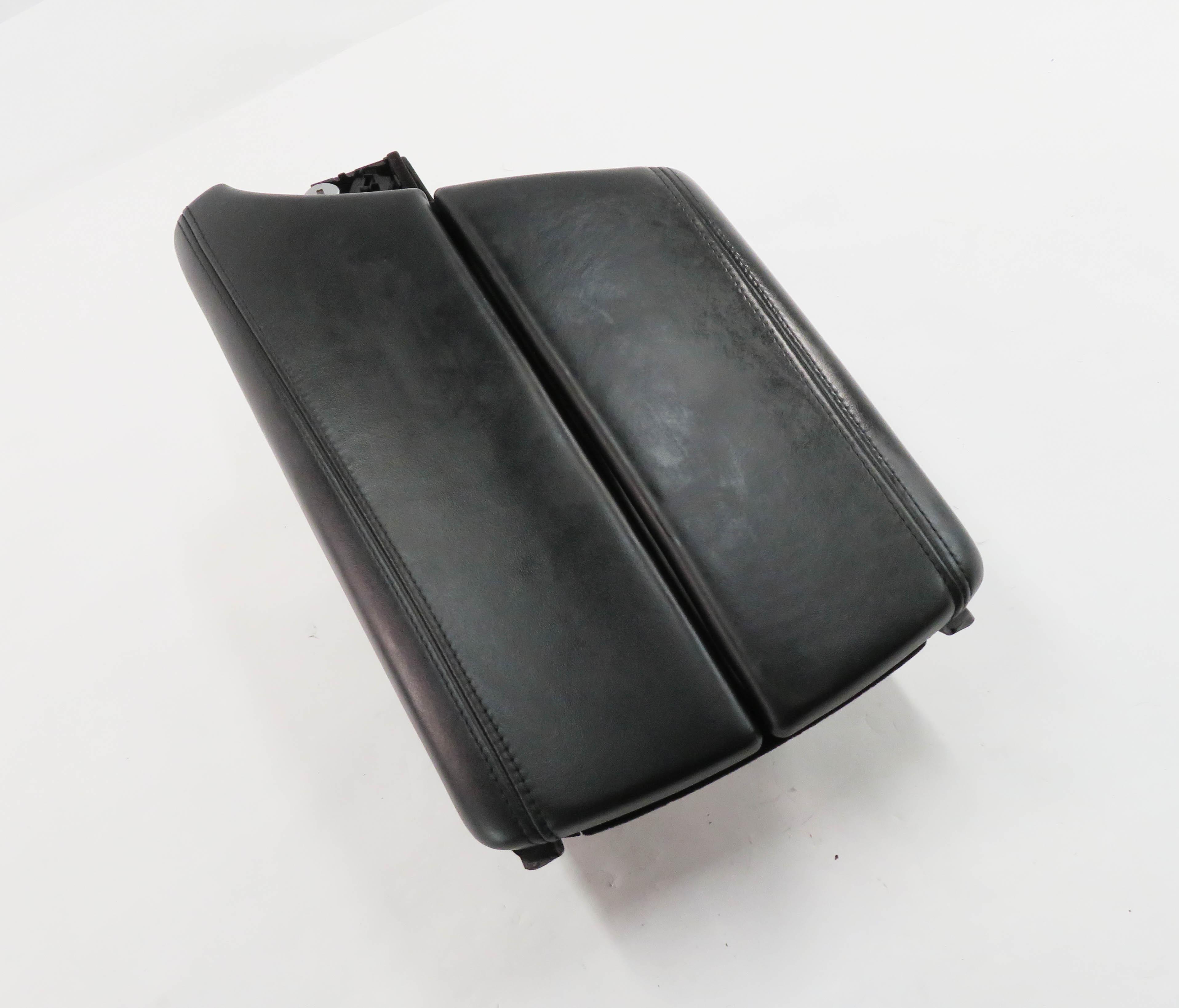 2012-2016 BMW 528i 535i 550i (F10) FRONT CENTER CONSOLE ARM REST LID (BLACK) — exact item pictured